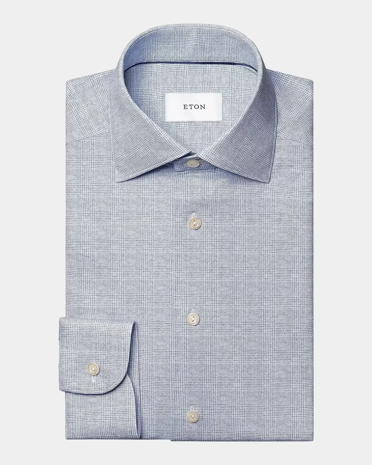 Check Stretch-Cotton Slim-Fit Shirt by Eton
