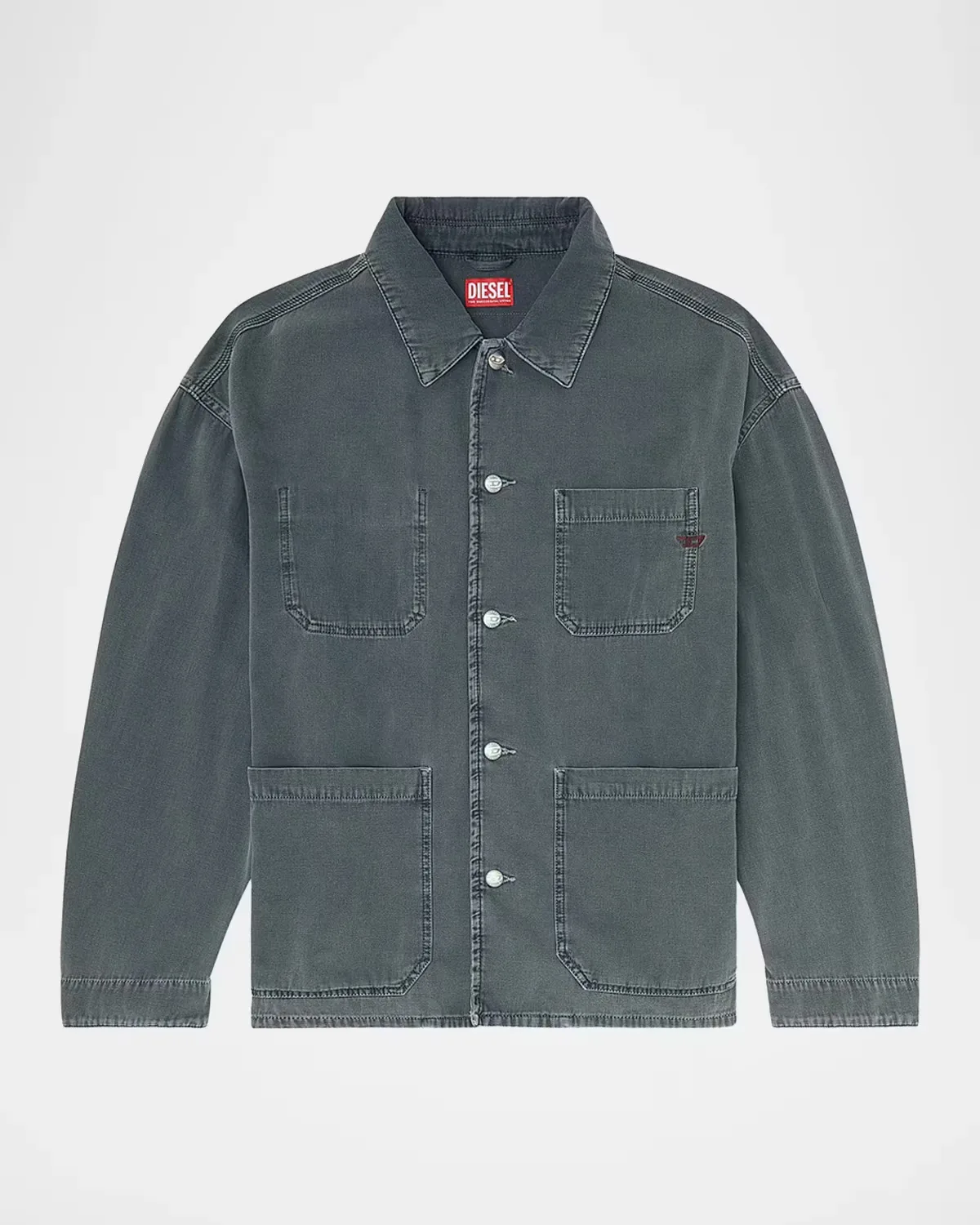 Stack Cotton Utility Jacket by Diesel