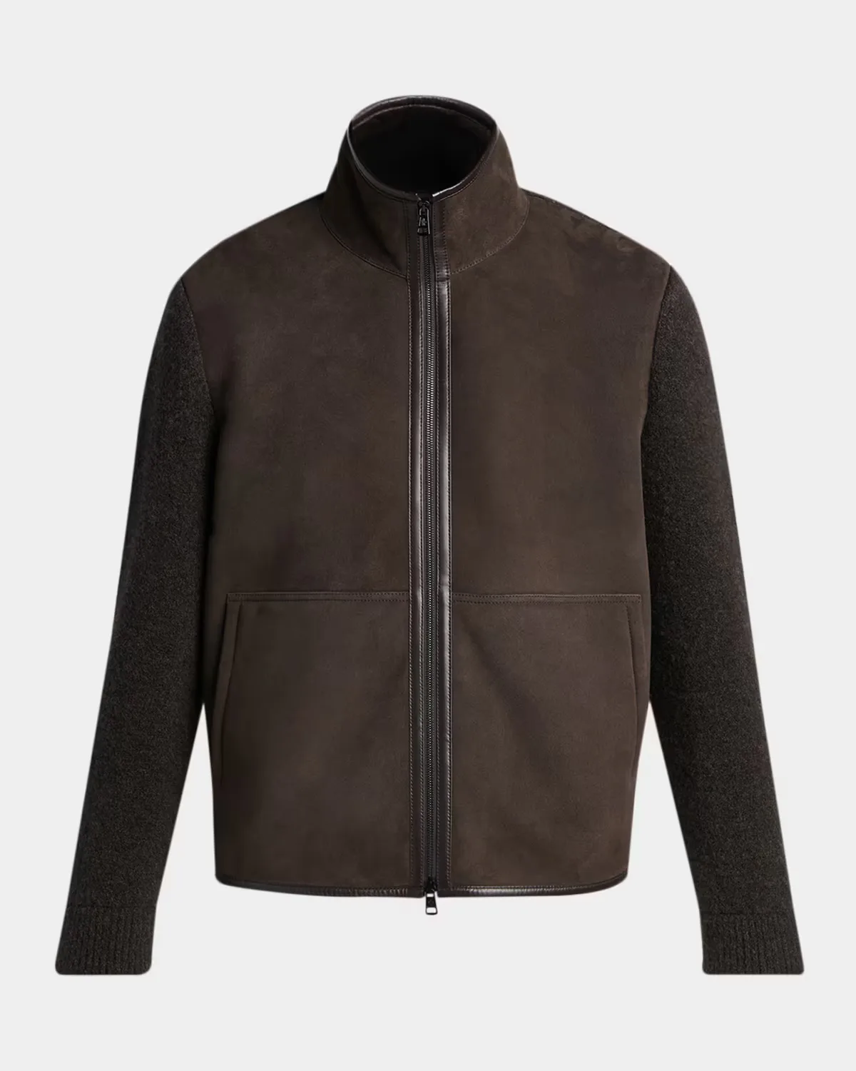 Suede Jacket by Moncler