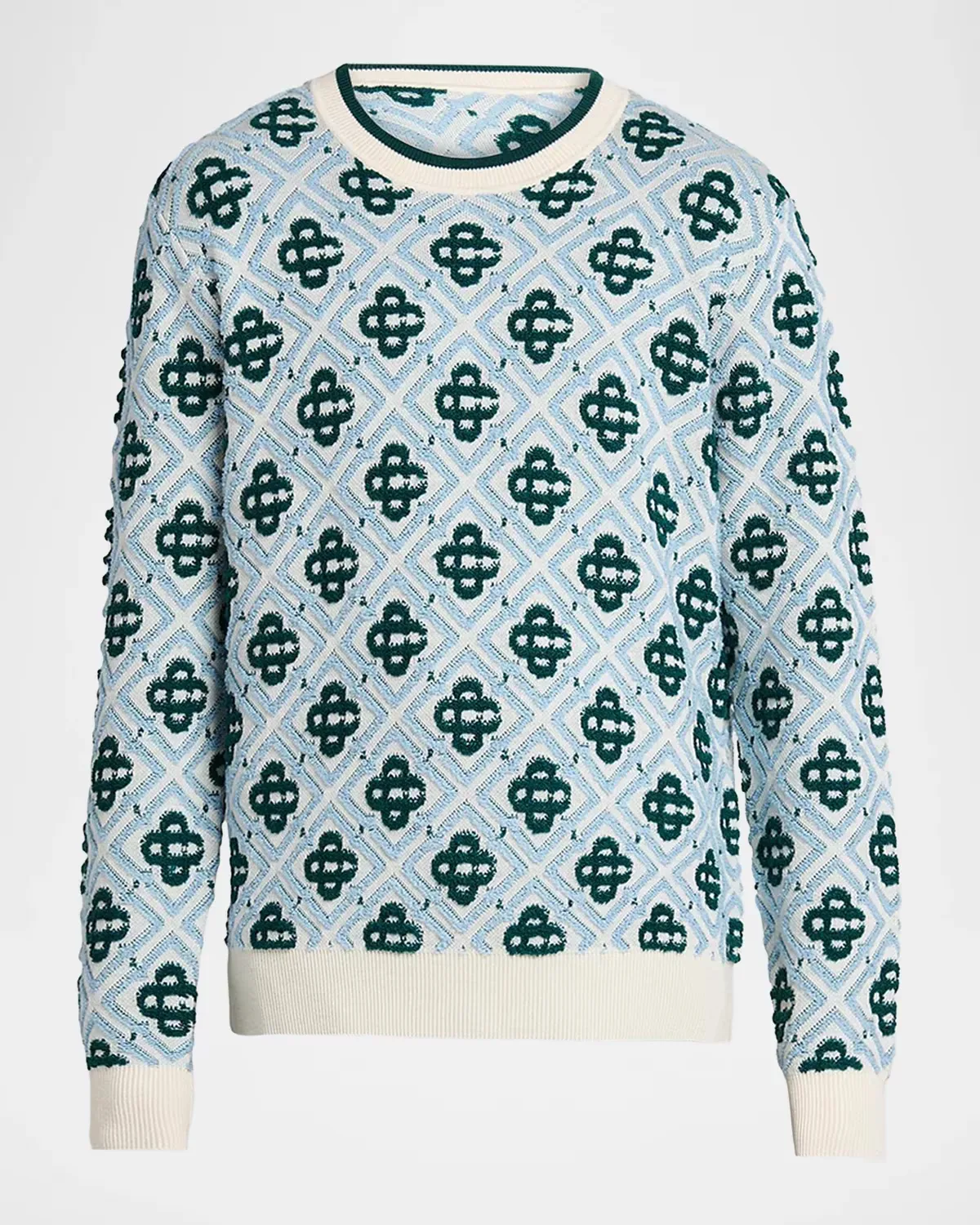 Monogram Wool Crewneck Sweater by Casablanca