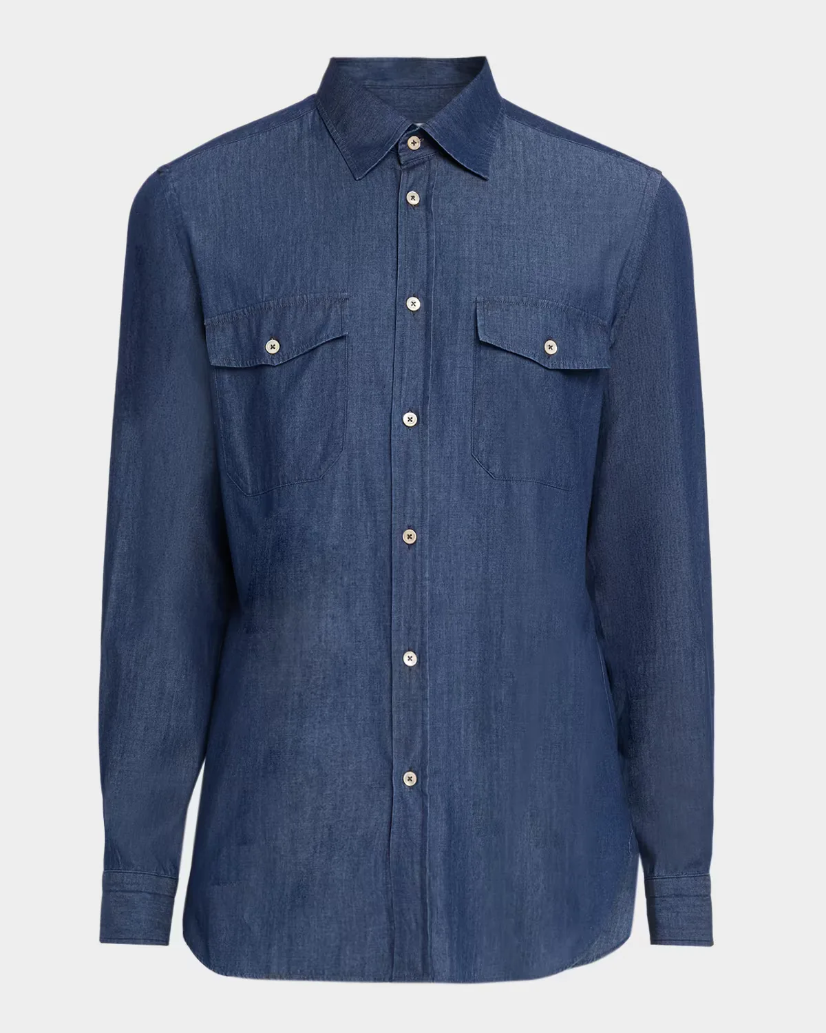 Denim Western Shirt by Boglioli