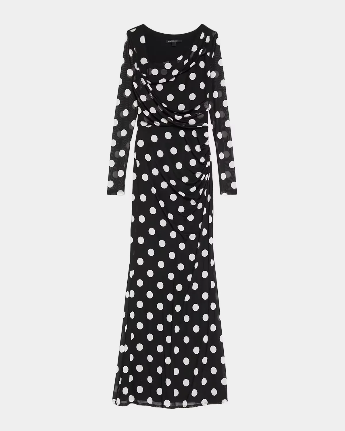 Lazul Polka Dot Maxi Dress by Black Halo
