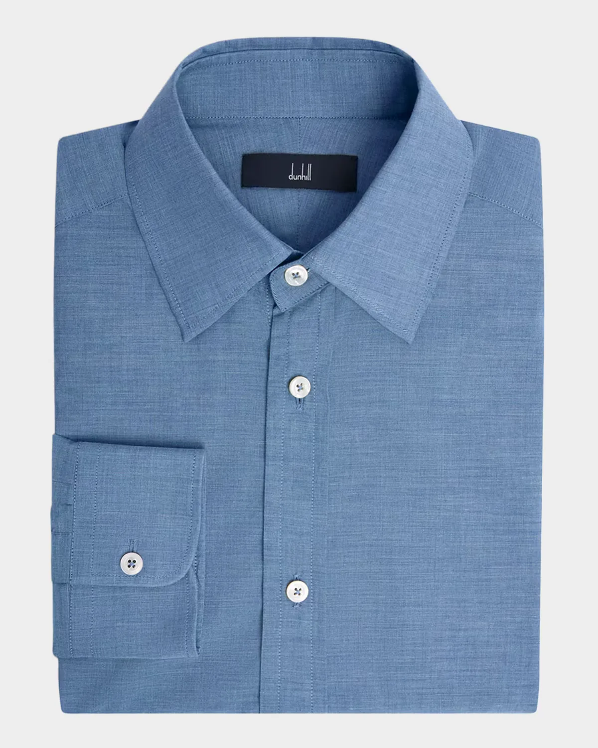 Cotton Chambray Dress Shirt by dunhill