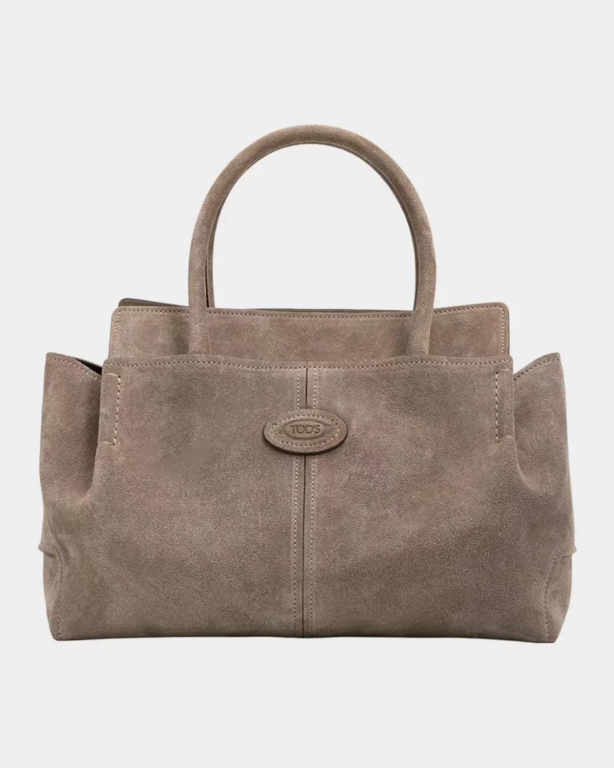 Suede Small Shopper Tote Bag by Tod & apos;s