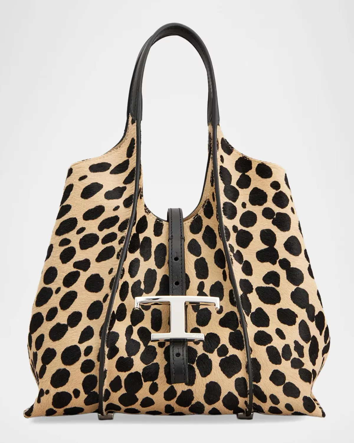 T Timeless Mini Calf-Hair Top-Handle Bag by Tod & apos;s