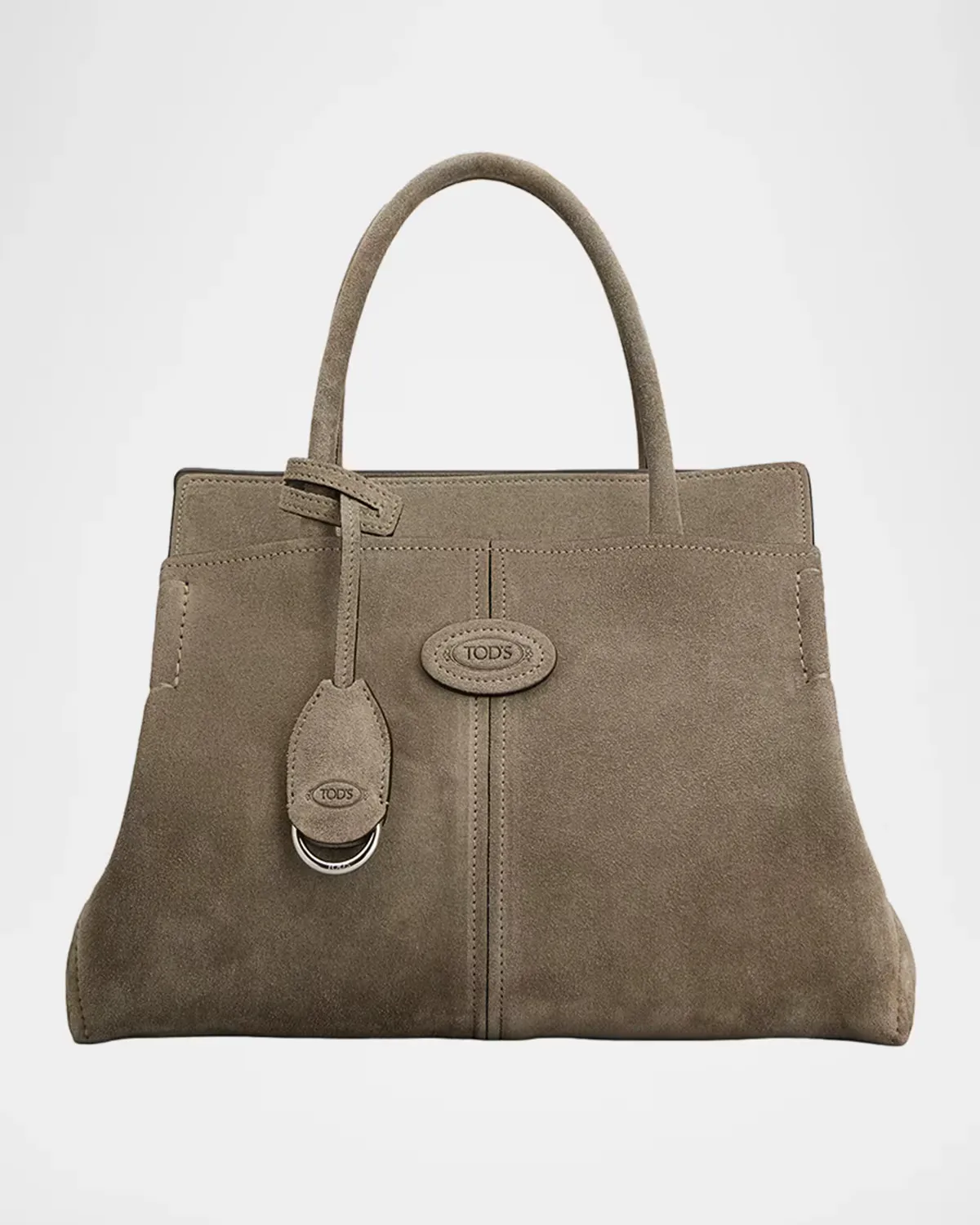 Suede Shopping Top-Handle Bag by Tod & apos;s