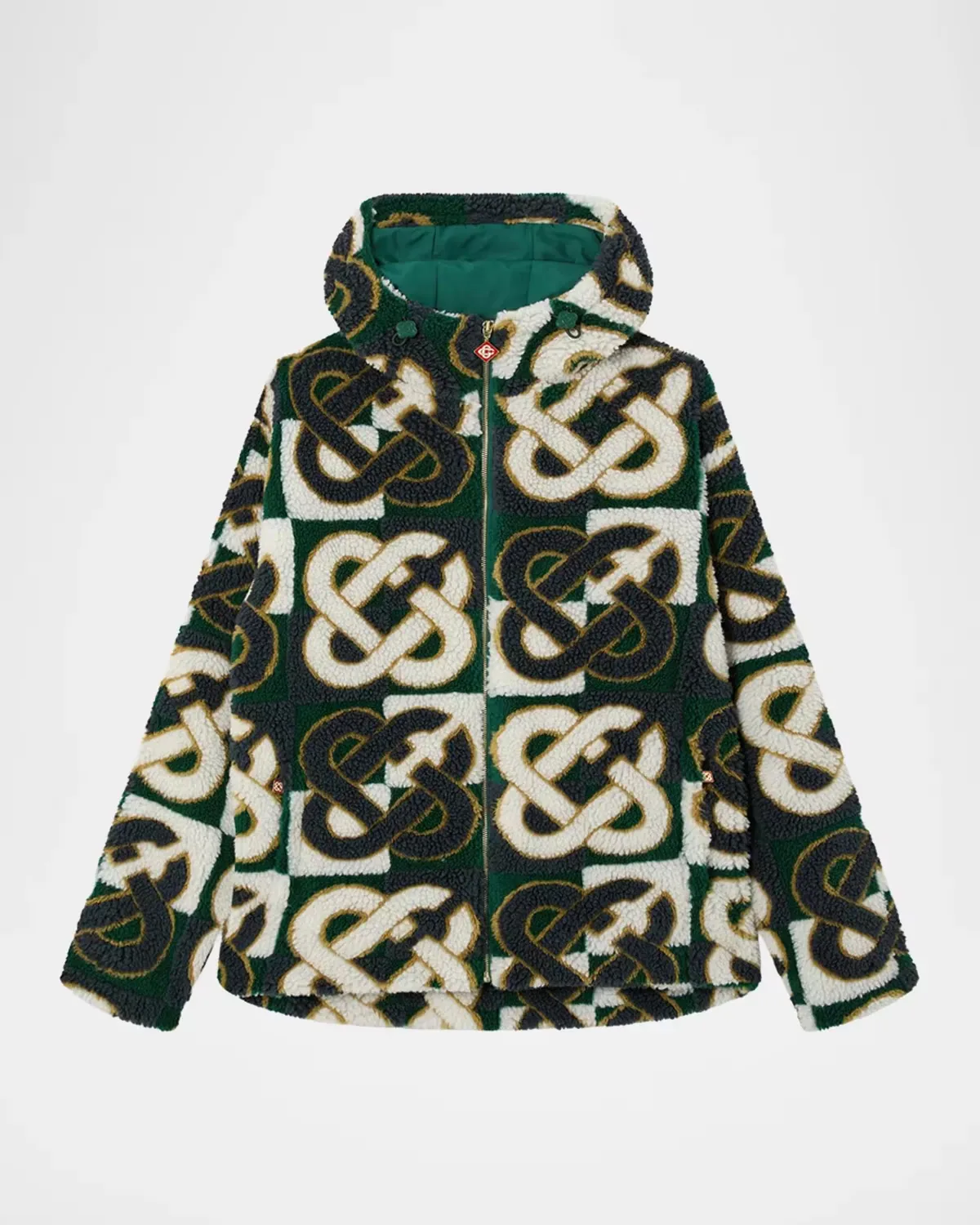 Monogram Logo Sherpa Jacket by Casablanca