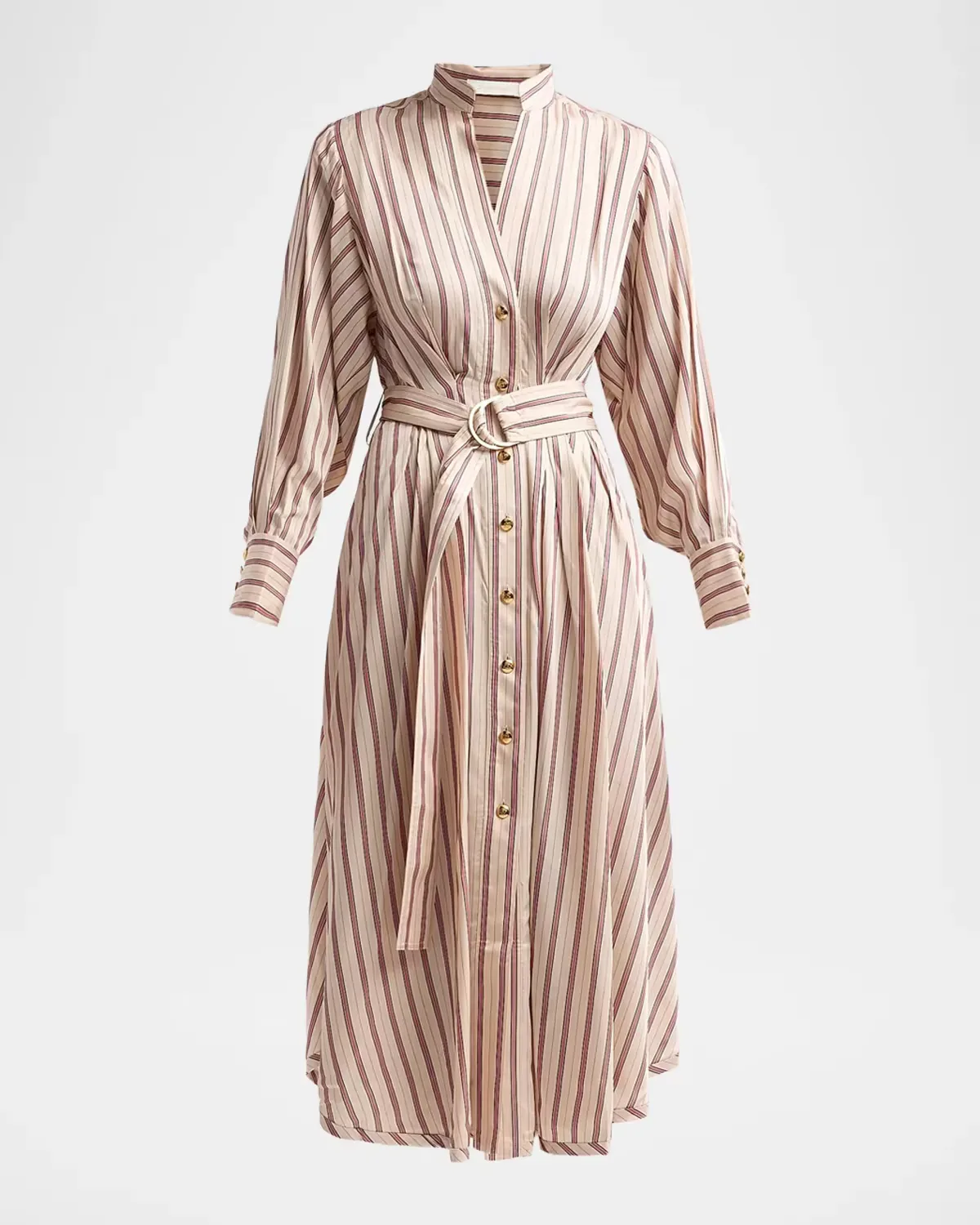 Valiant Tuck Midi Shirtdress by Zimmermann