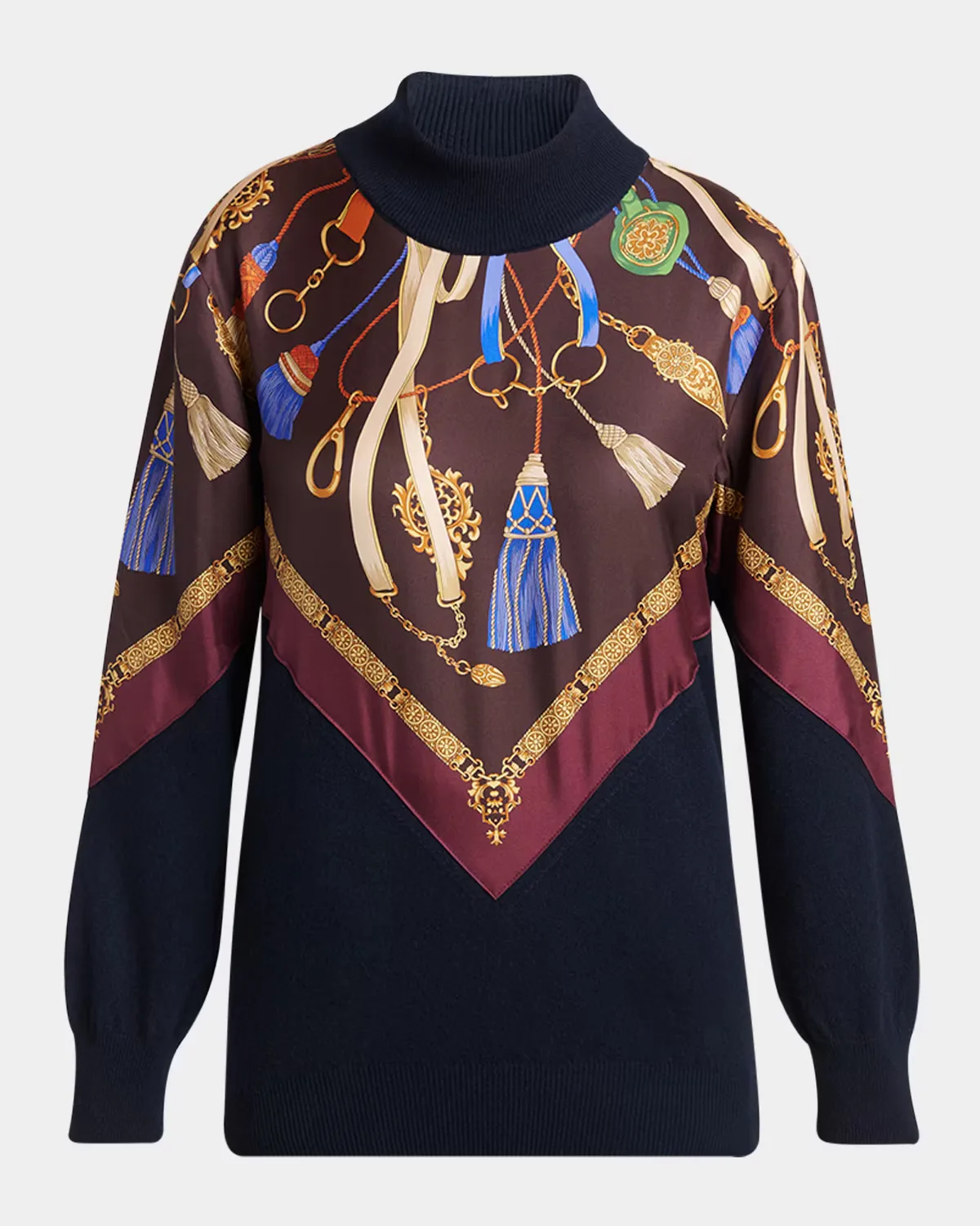 Tassel Wool-Cashmere Sweater by ETRO