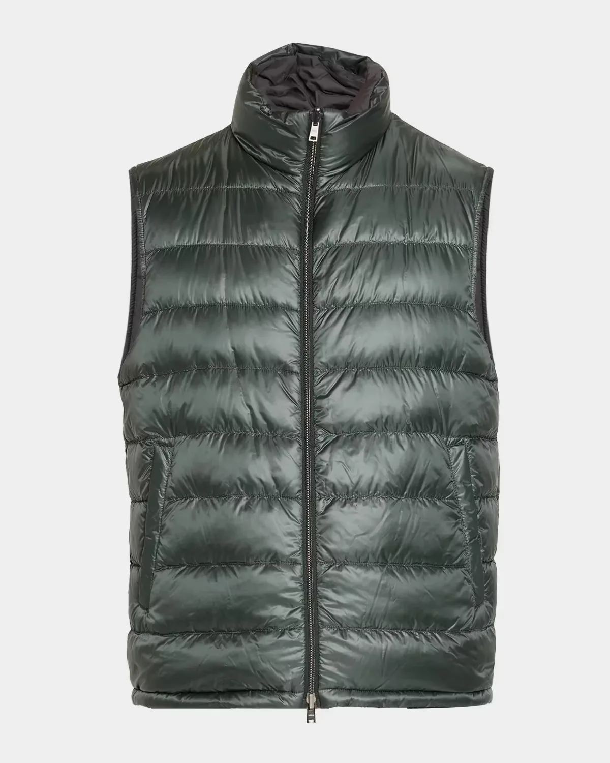 Cotton-Cashmere Puffer Vest by Herno