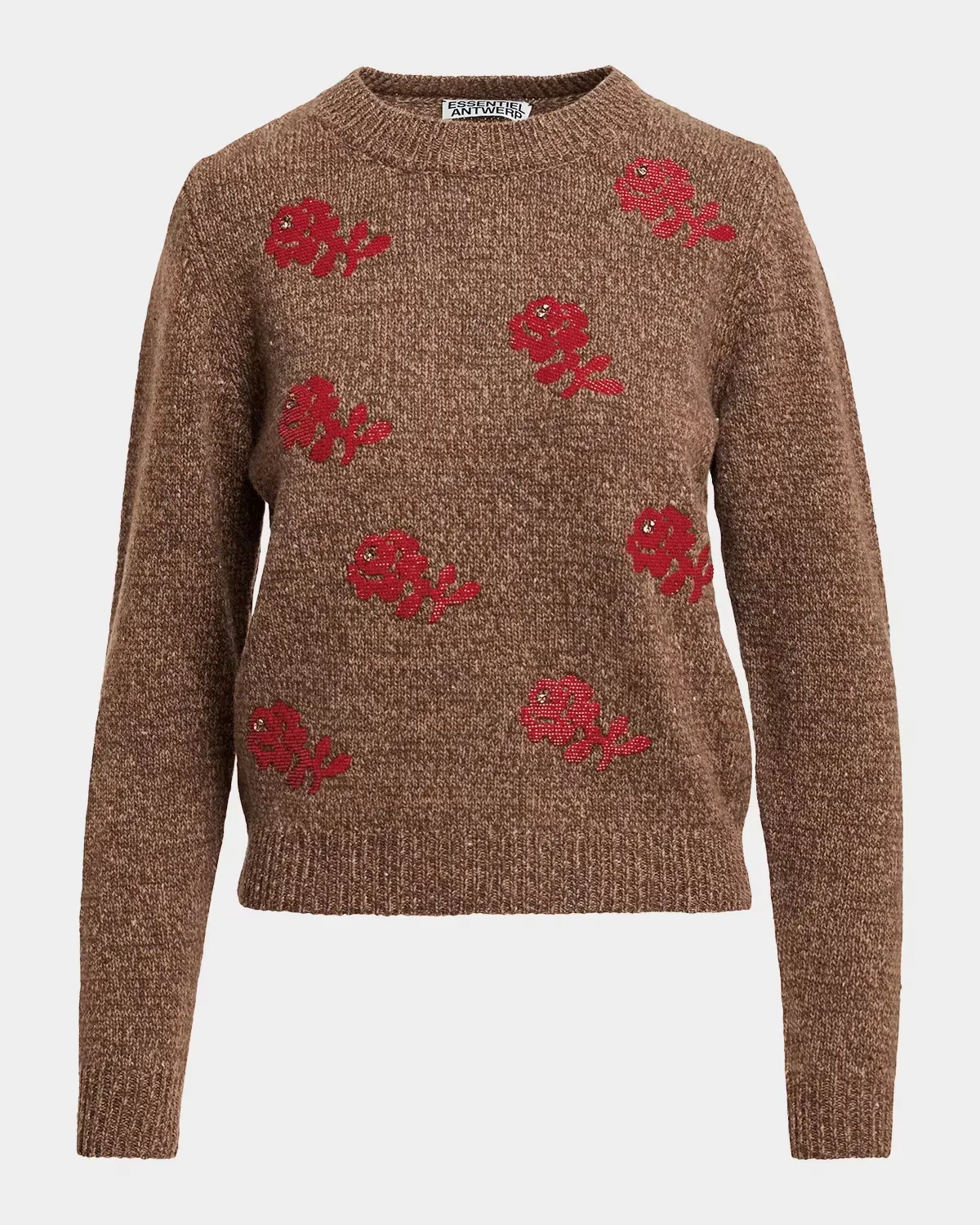 Korine Embroidered Wool Sweater by Essentiel Antwerp