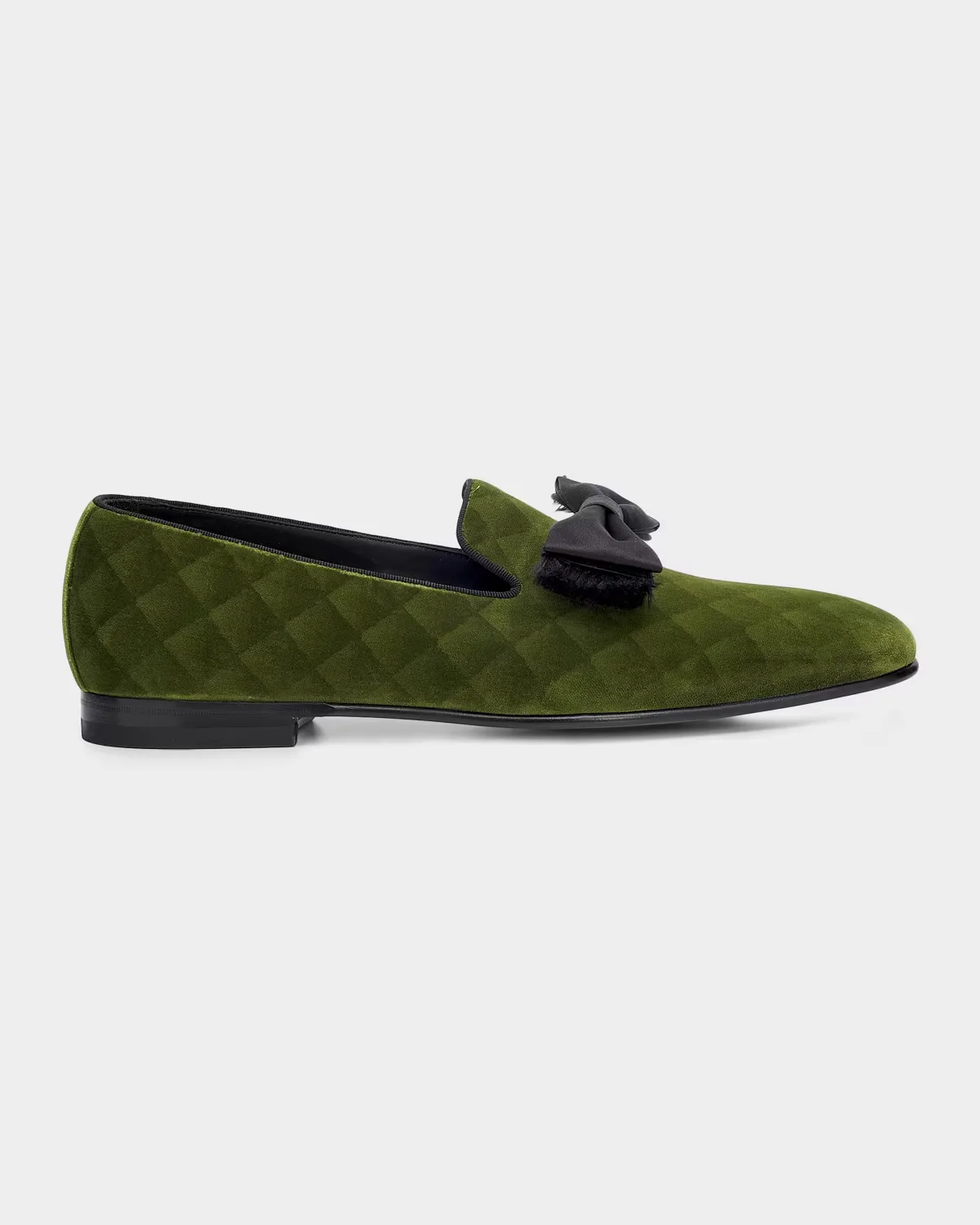 Rufus Bow-Detail Quilted Loafers by Manolo Blahnik