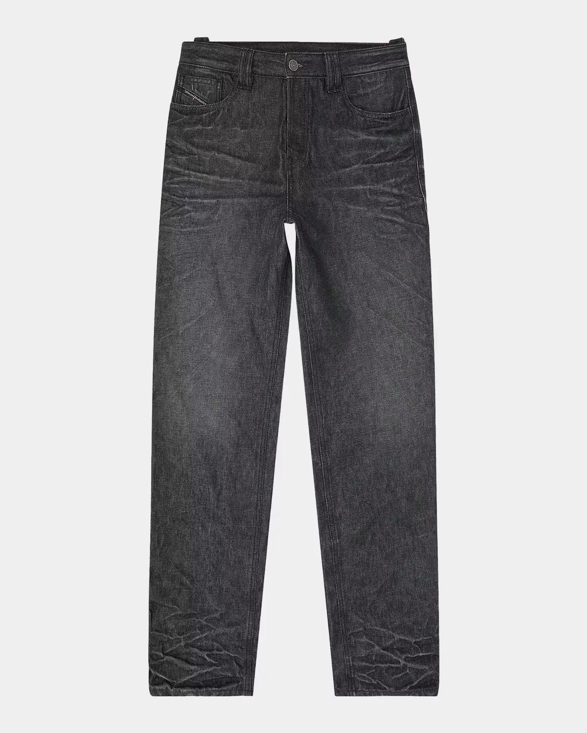 1991 D-Voeed Crinkle Denim Straight-Fit Jeans by Diesel