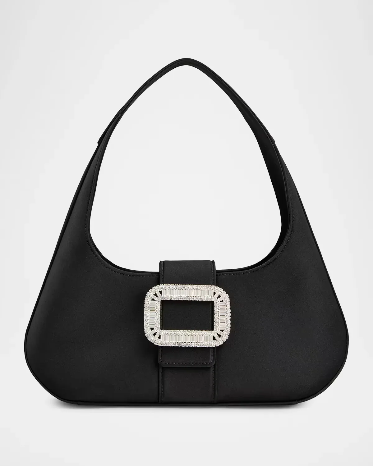 Pilgrim Satin Hobo Bag by Roger Vivier