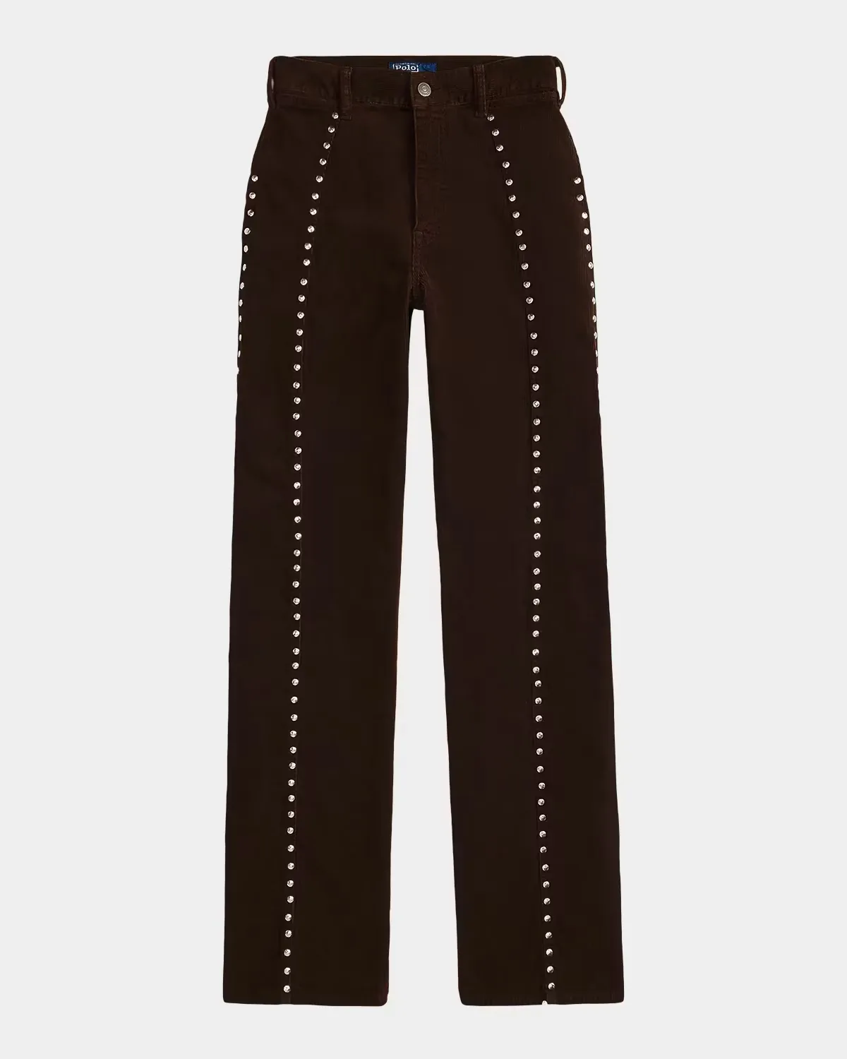 Studded Corduroy Straight-Leg Pants by Polo Ralph Lauren
