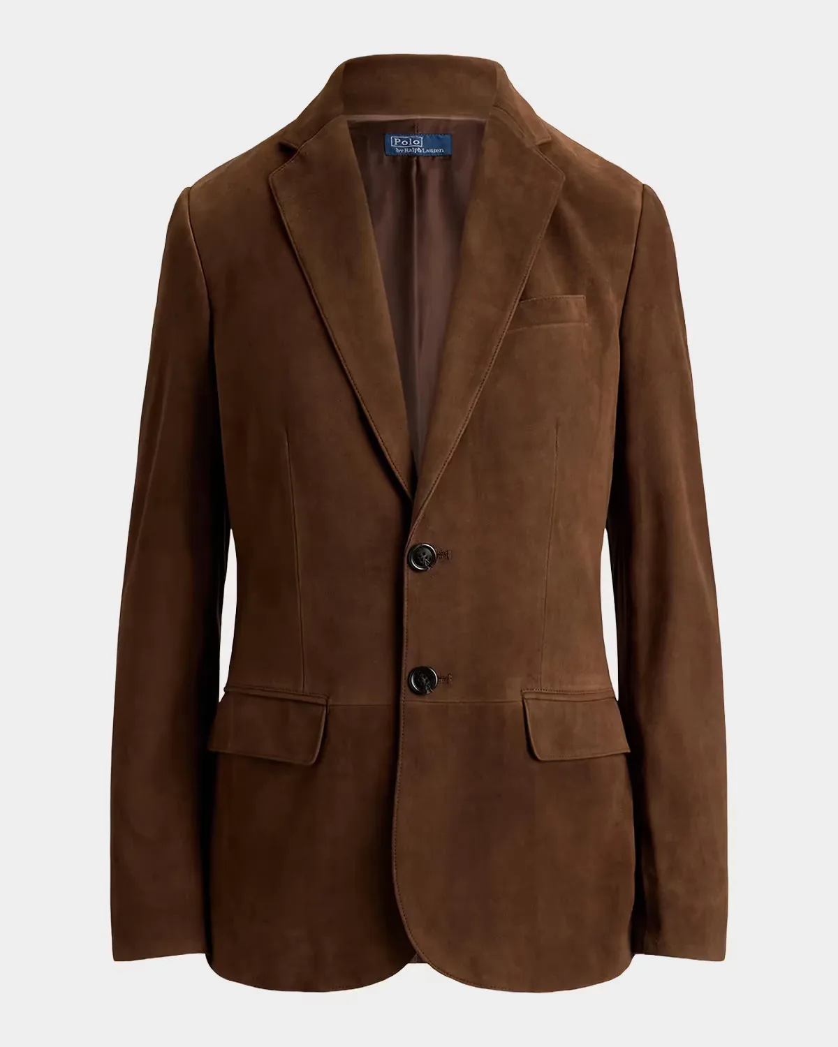 Single-Breasted Suede Blazer by Polo Ralph Lauren