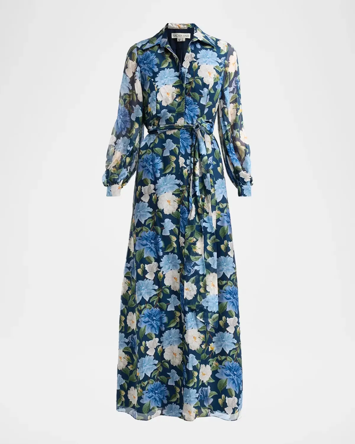 Priscilla Chiffon Shirt Gown by SACHIN BABI