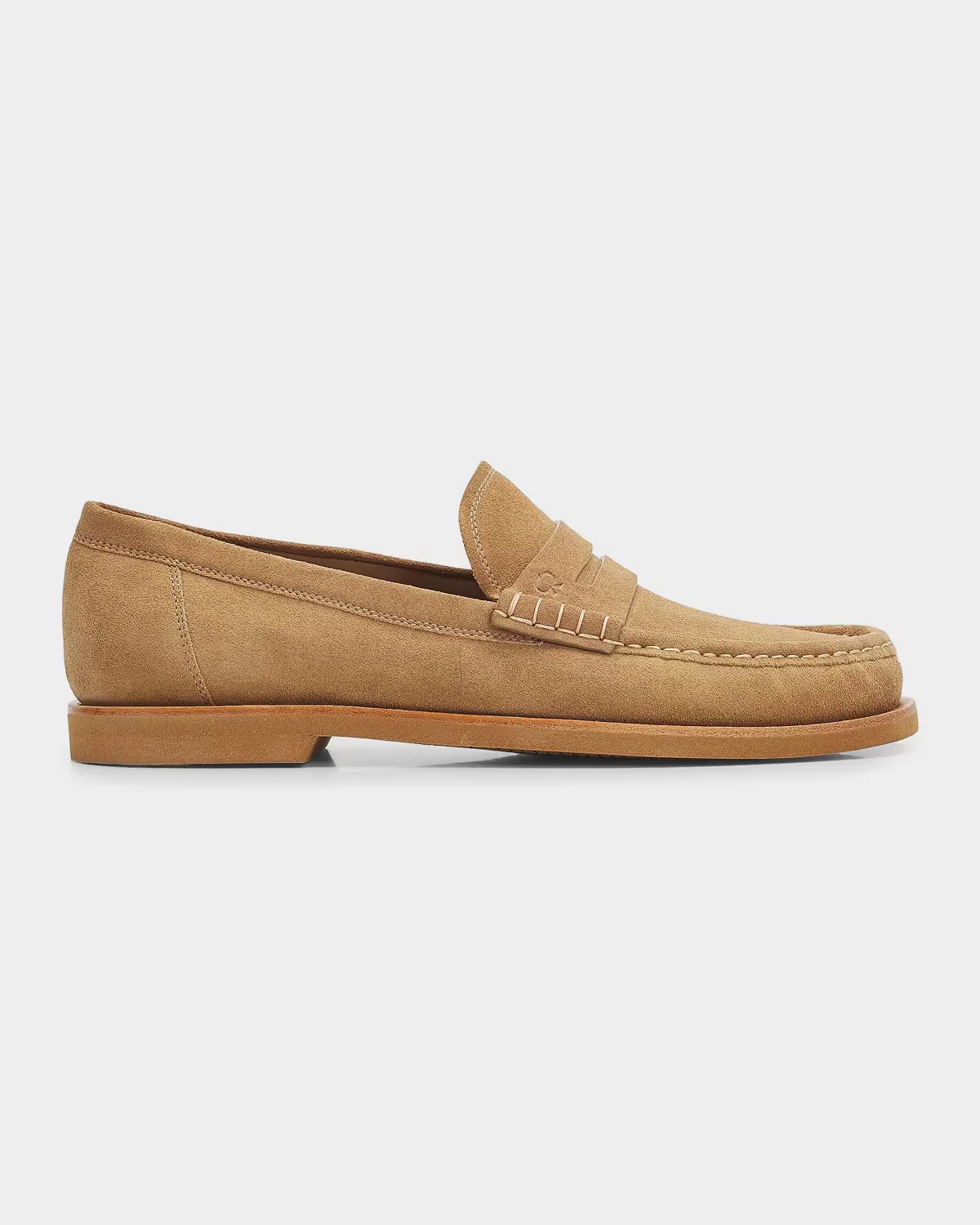 Suede Penny Loafers