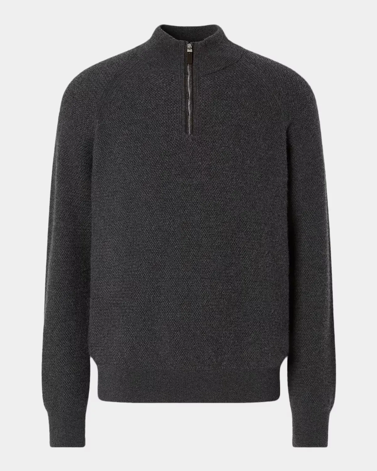14GG Oasi Cashmere Mock Neck Quarter-Zip Sweater by ZEGNA