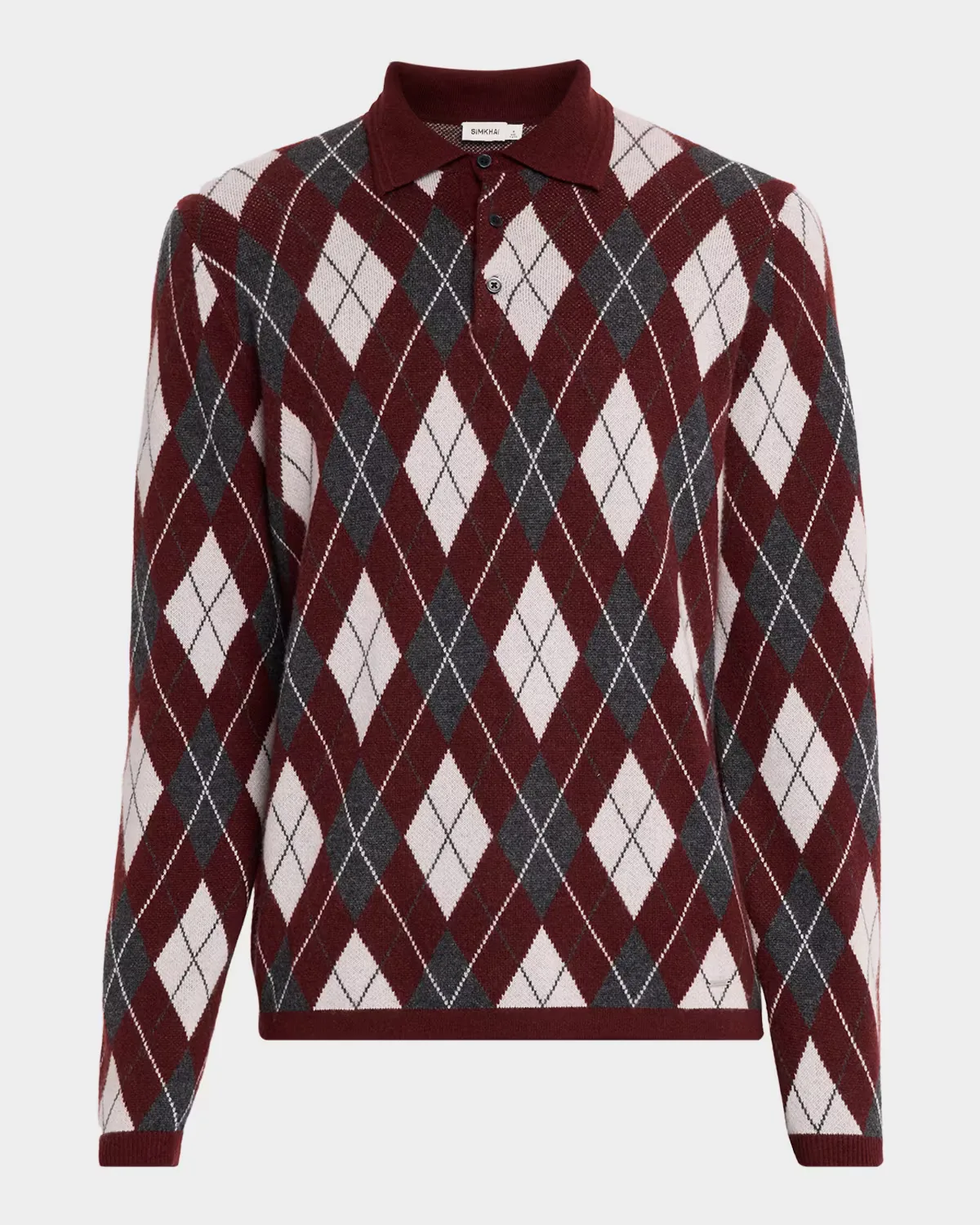 Callum Argyle Polo Sweater by SIMKHAI