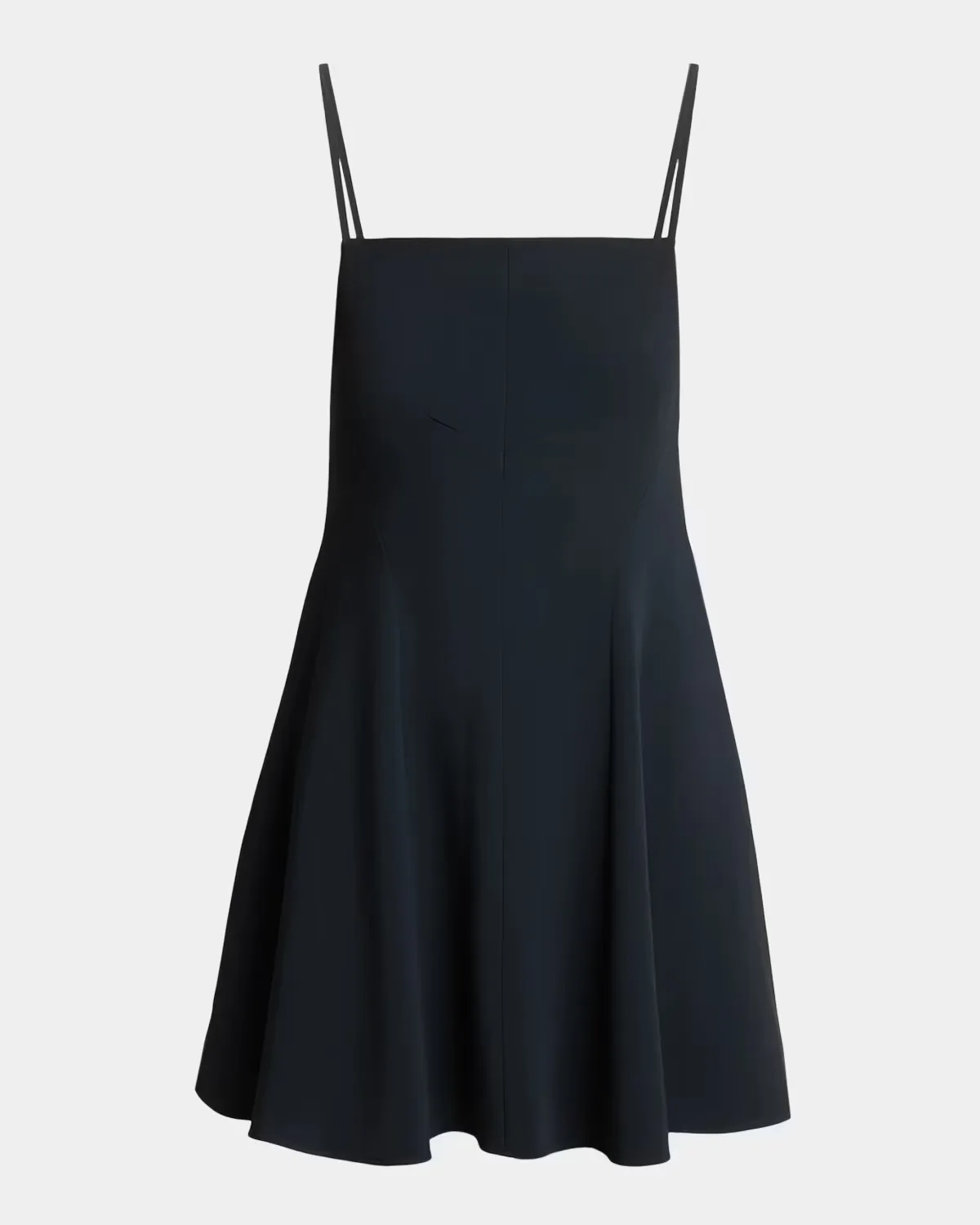 Sliced Neck Sleeveless Mini Swing Dress by GIVENCHY
