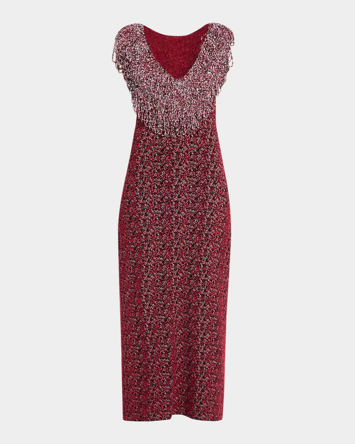 Amara Beaded Sheath Midi Dress by Brandon Maxwell