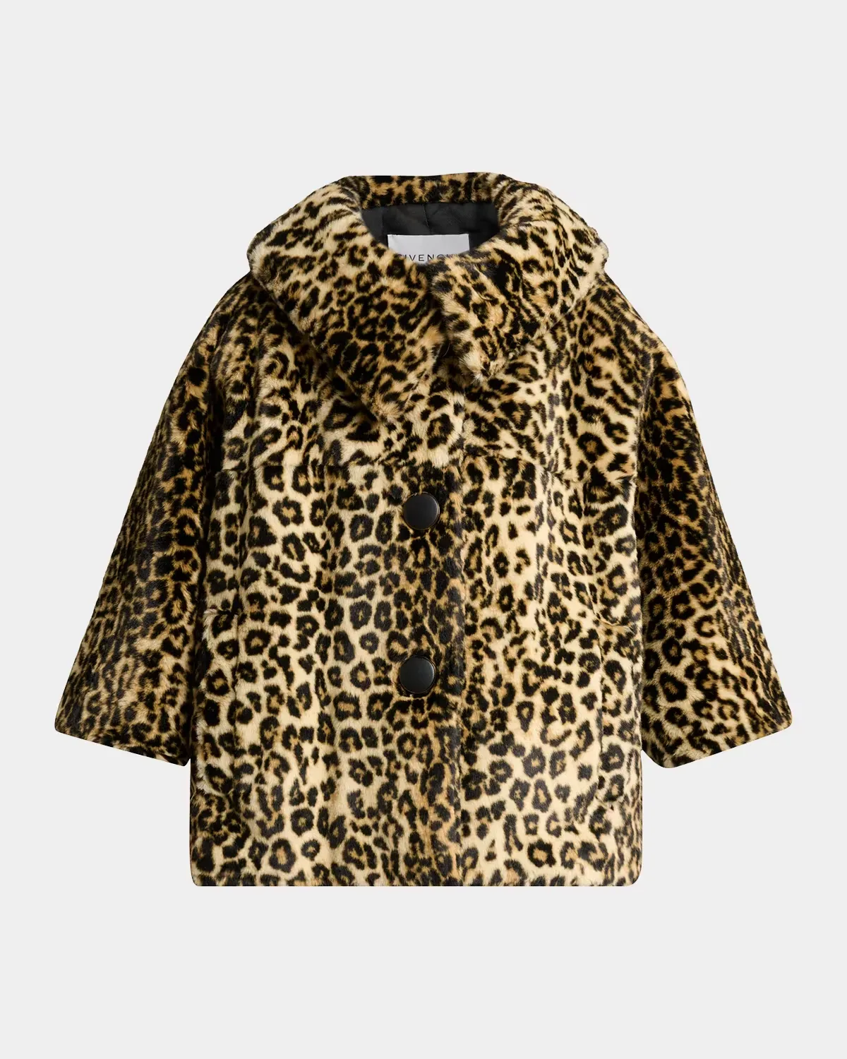 Leopard-Print Faux-Fur Jacket
