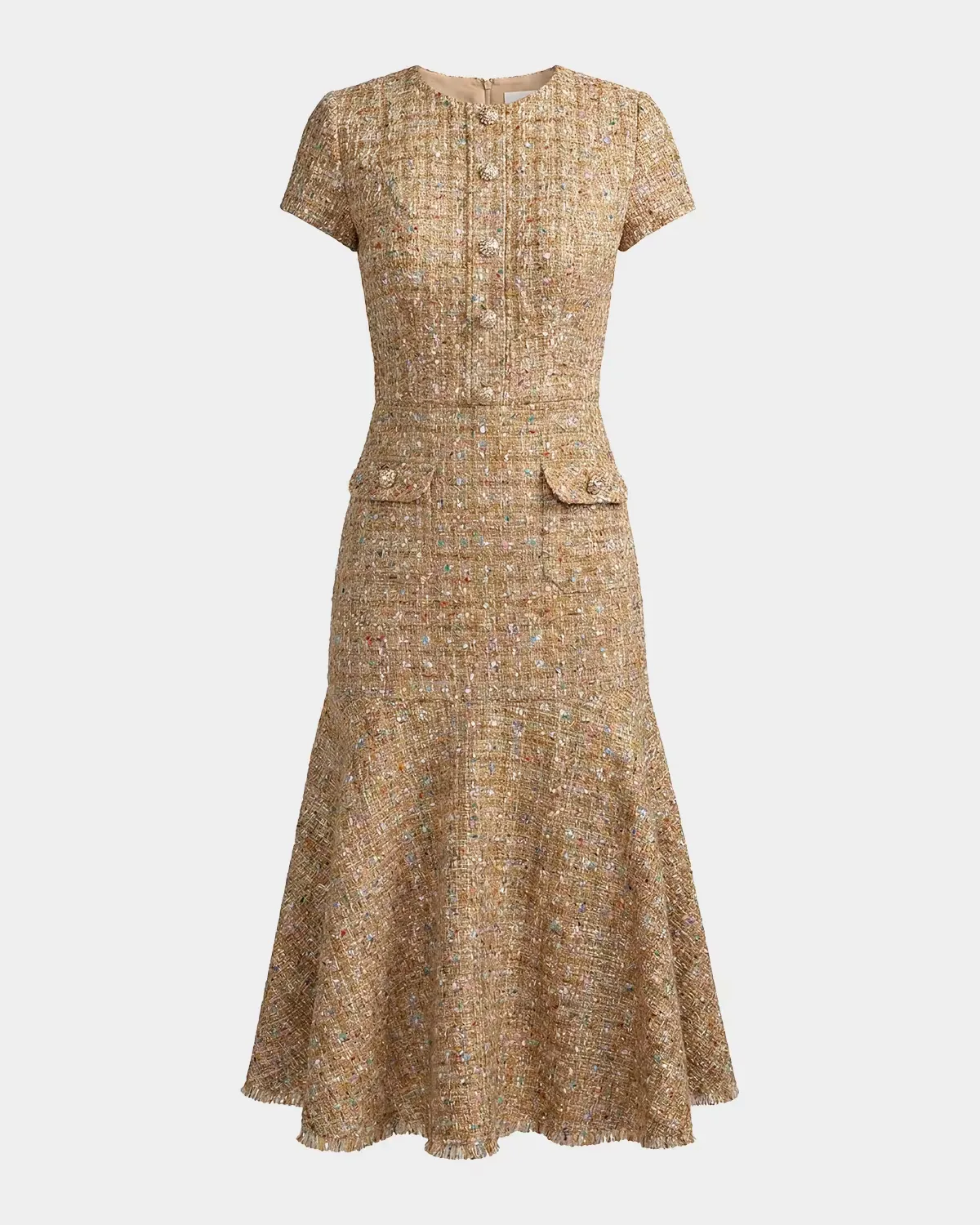 Ieena Tweed Midi Dress by M.A.C.