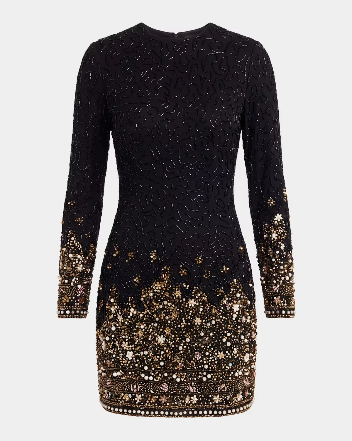 Embellished Velvet Mini Dress by M.A.C.