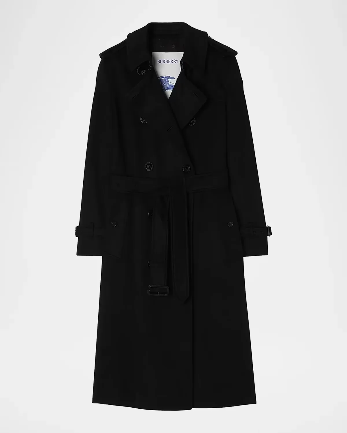 Kensington Cashmere Long Trench Coat by Burberry