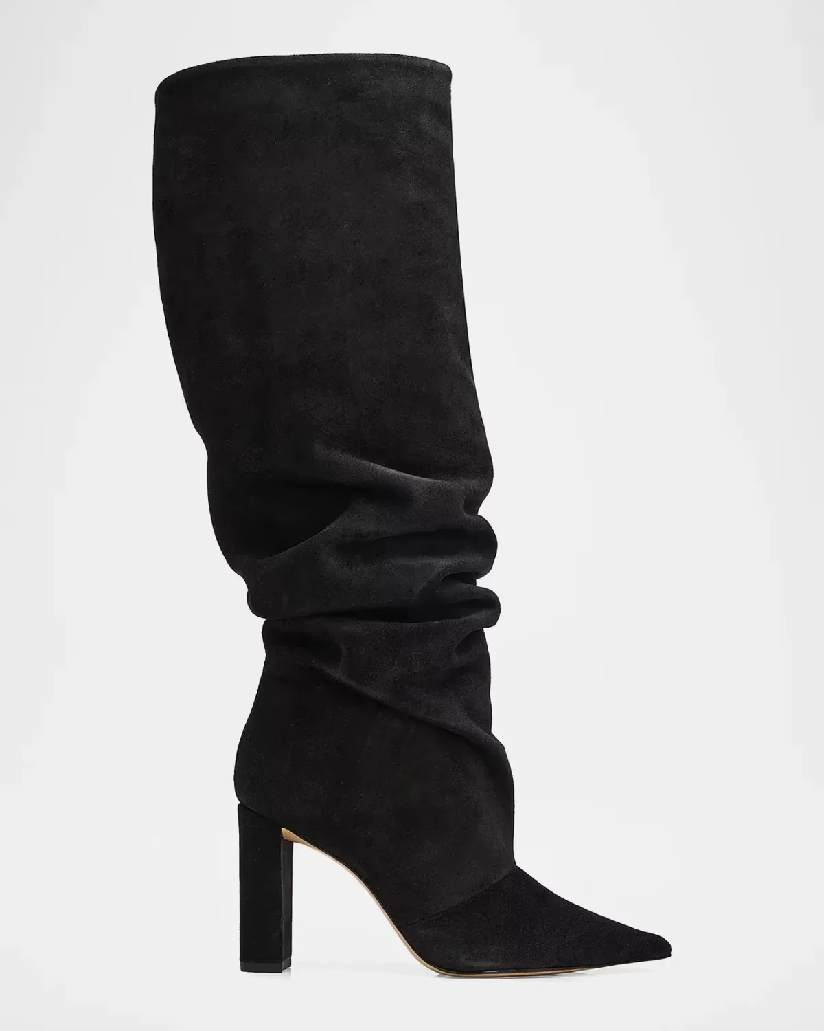 Thay Slouch 90MM Suede Boots by Alexandre Birman