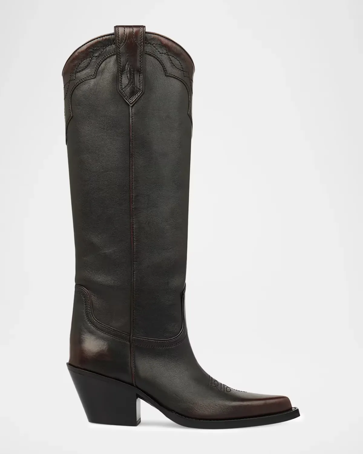60mm Tucson Leather Western Boots by Paris Texas
