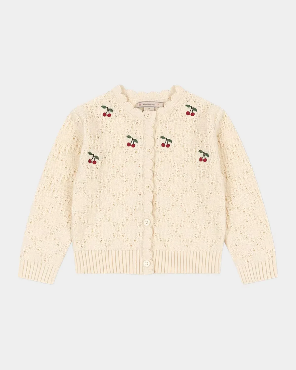 Cocolo Embroidered Wool Cardigan by Konges Slojd