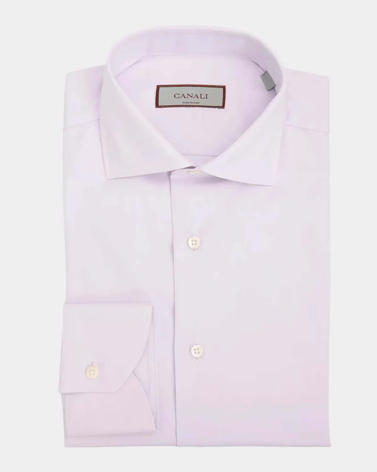 Cotton Pinpoint Dress Shirt
