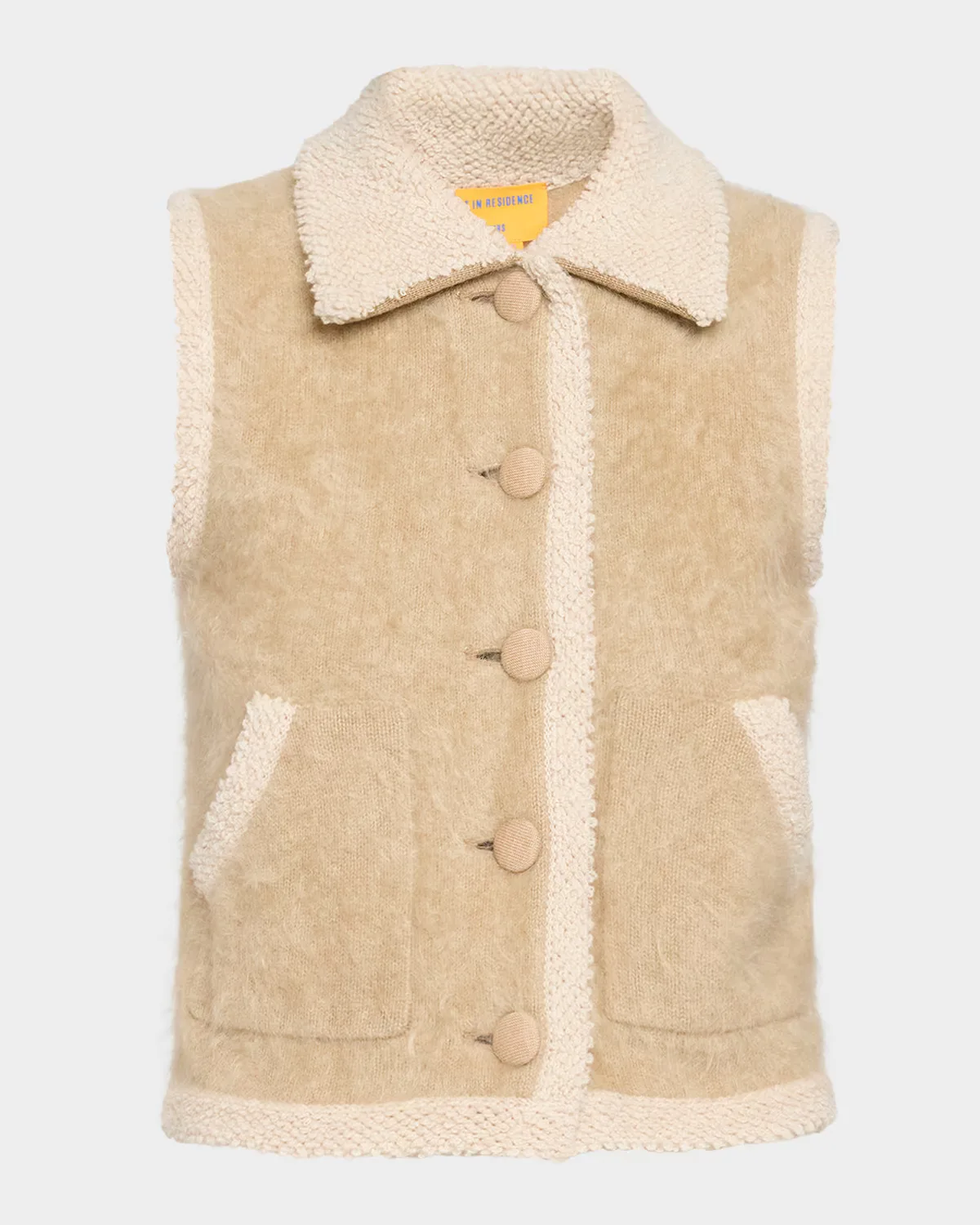 Grizzly Wrangler Cashmere Vest by Guest in Residence