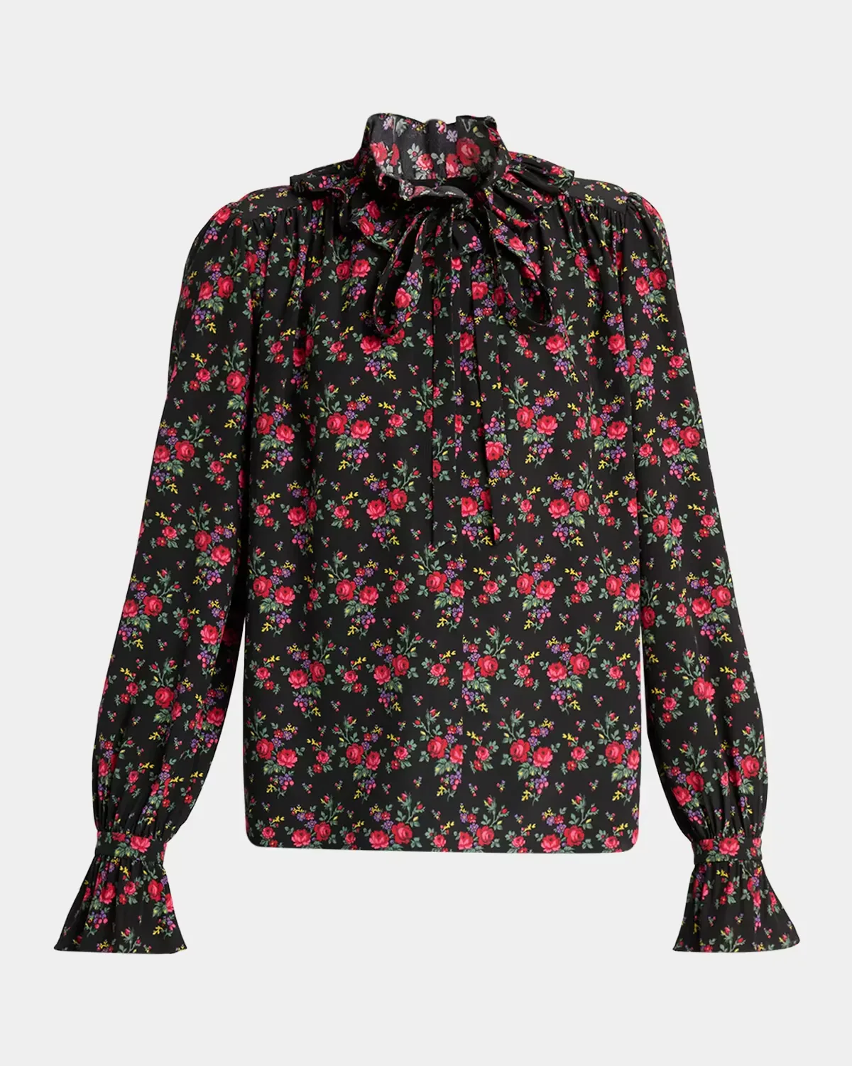 Floral Silk Top by Chloé