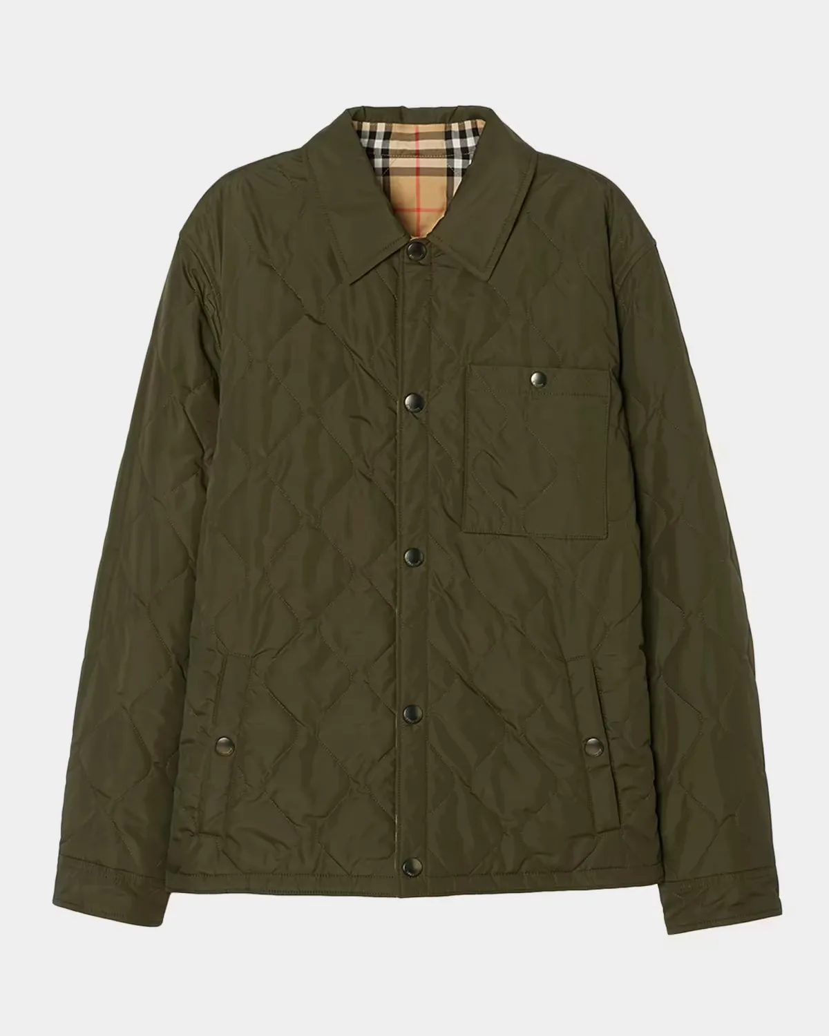 Brighton Reversible Quilted Overshirt by Burberry