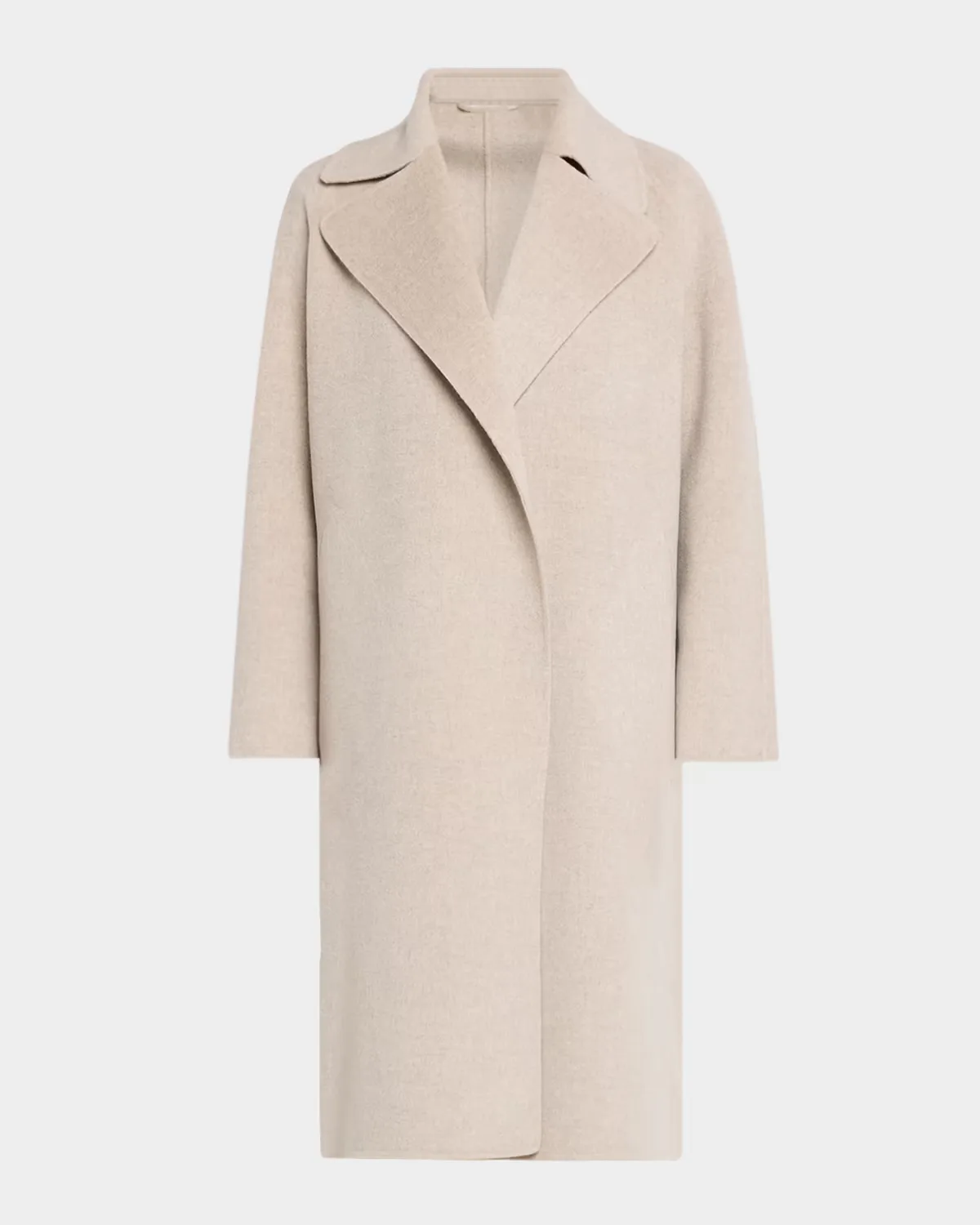 Double-Faced Cashmere Long Wrap Coat by TSE