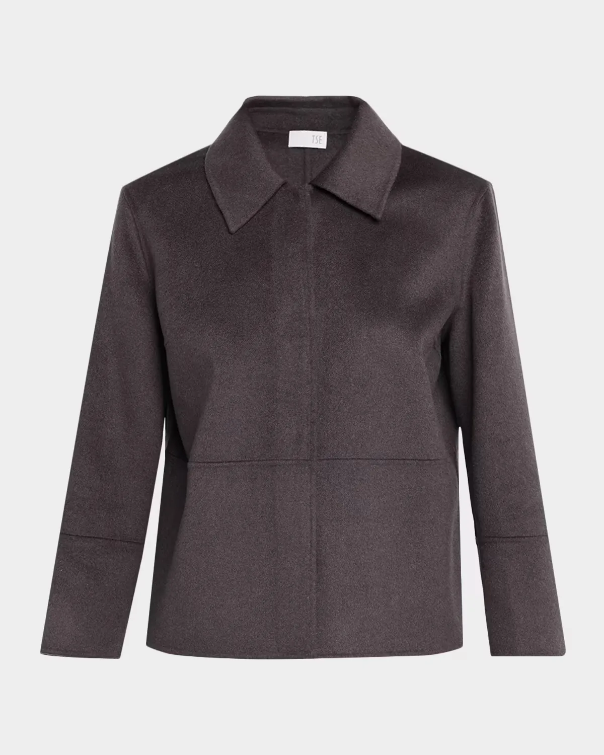 Double-Faced Cashmere Short Jacket