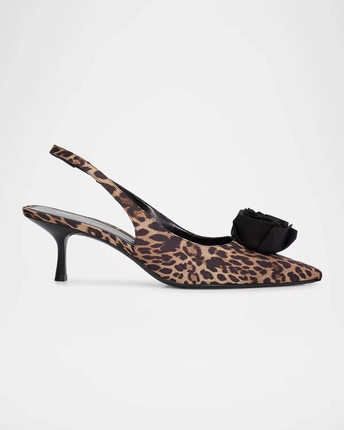 Paloma 50MM Leopard-Print Calf Hair Slingback Pumps by Stuart Weitzman