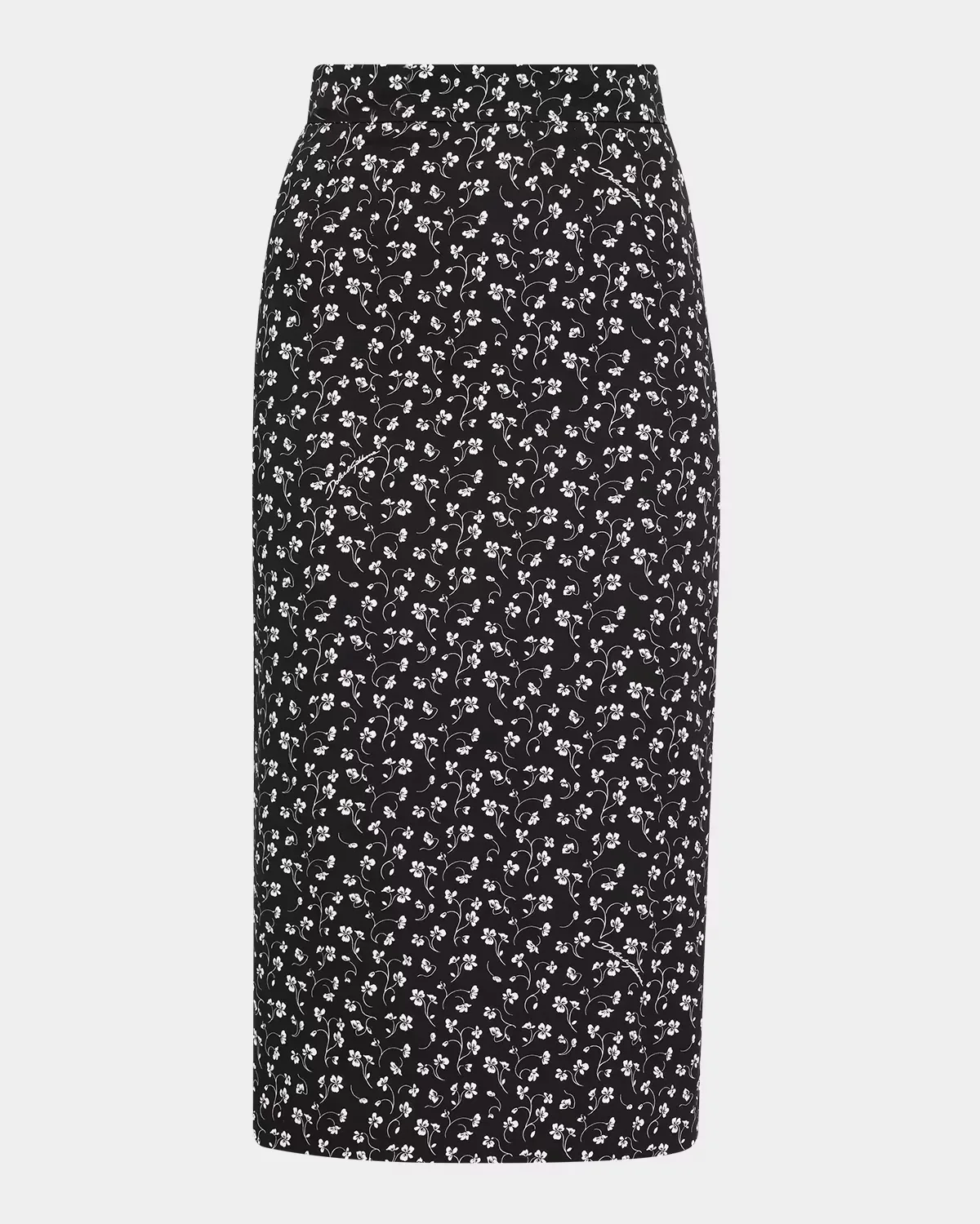 Floral-Print Silk Charmeuse Midi Skirt by Dolce & Gabbana