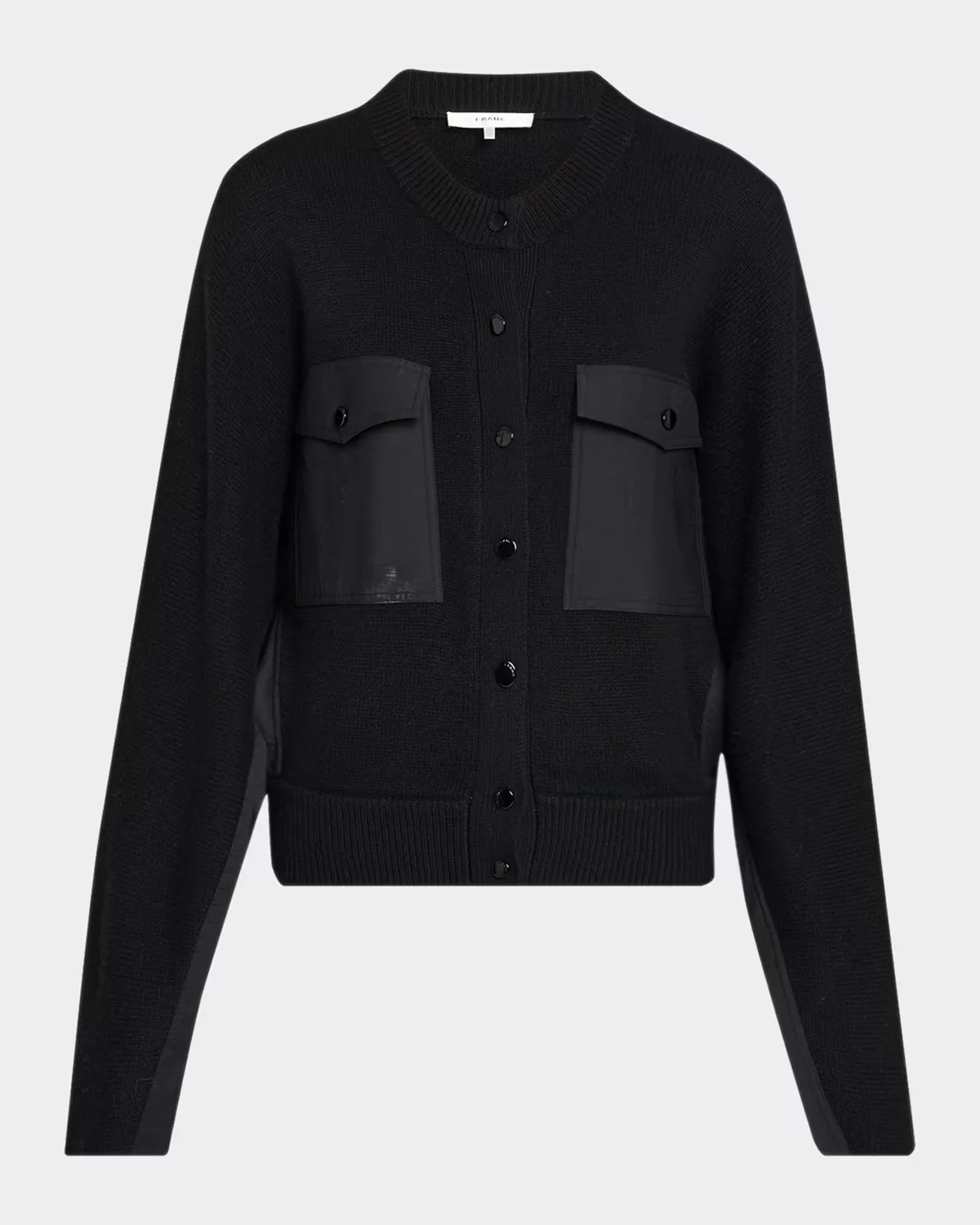The Contrast Cashmere Cardigan by FRAME