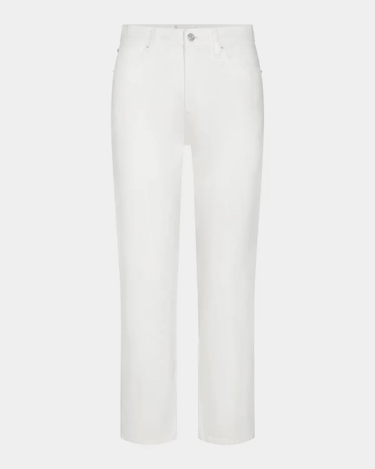 The Hang Coated Straight-Leg Jeans by FRAME