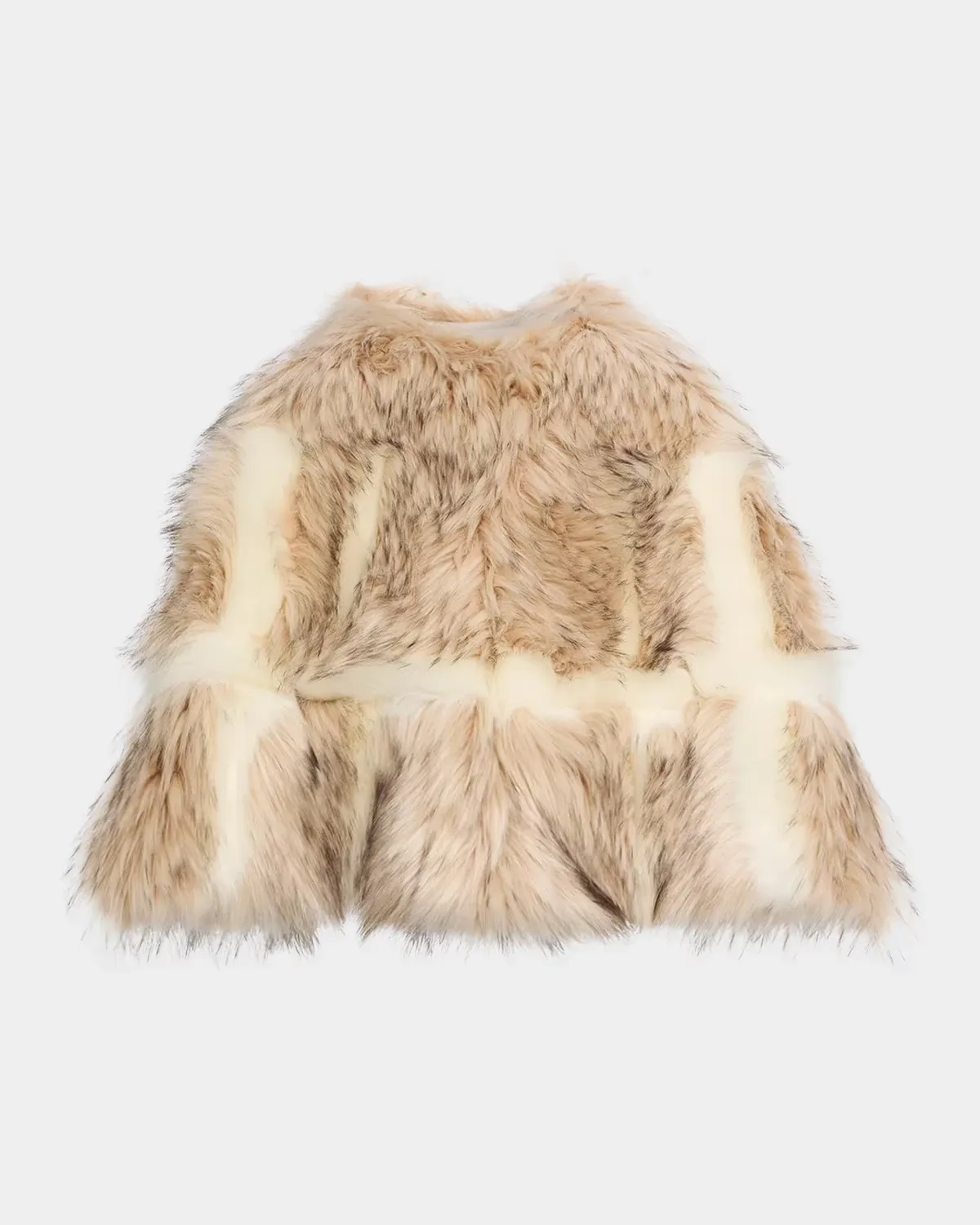 Page Faux Fur Cropped Cape by AKNVAS