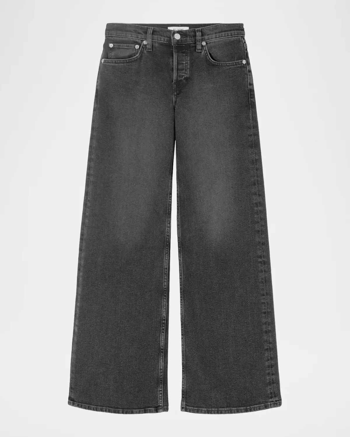 Laurel Mid-Rise Wide-Leg Jeans