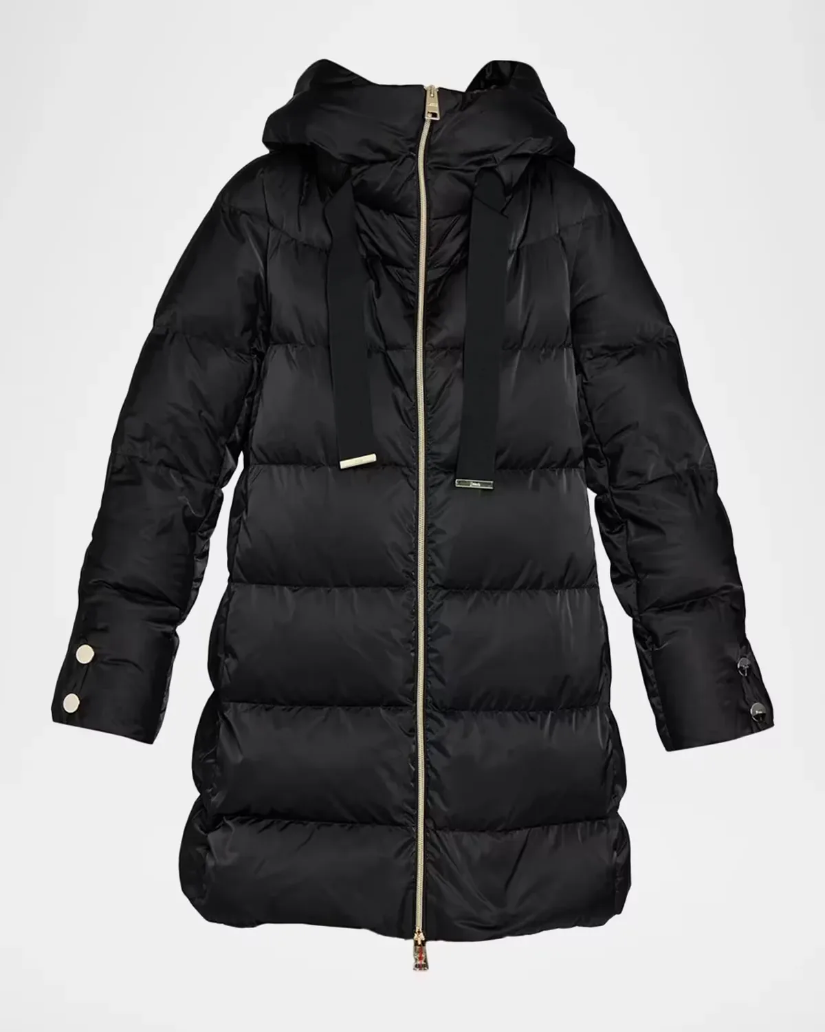 Ultralight Nylon A-Shape Hooded Down Jacket by Herno