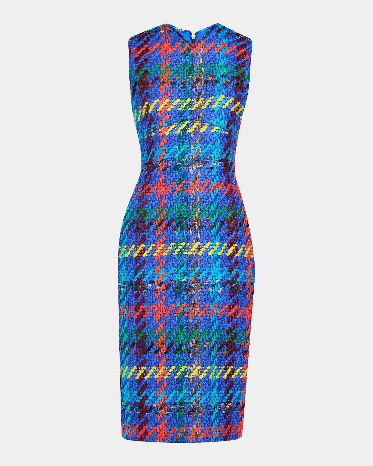 Crayon Tweed V-Neck Midi Pencil Dress by CHRISTOPHER JOHN ROGERS