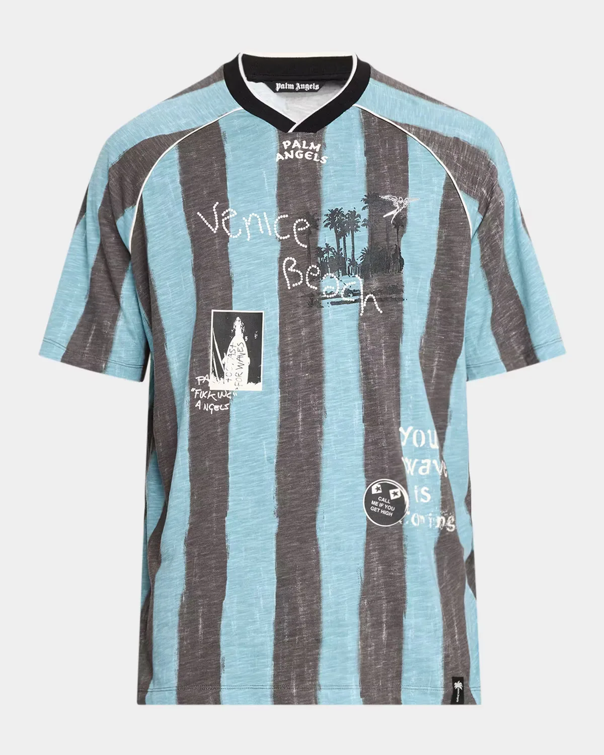 Graphic Cotton T-Shirt by Palm Angels
