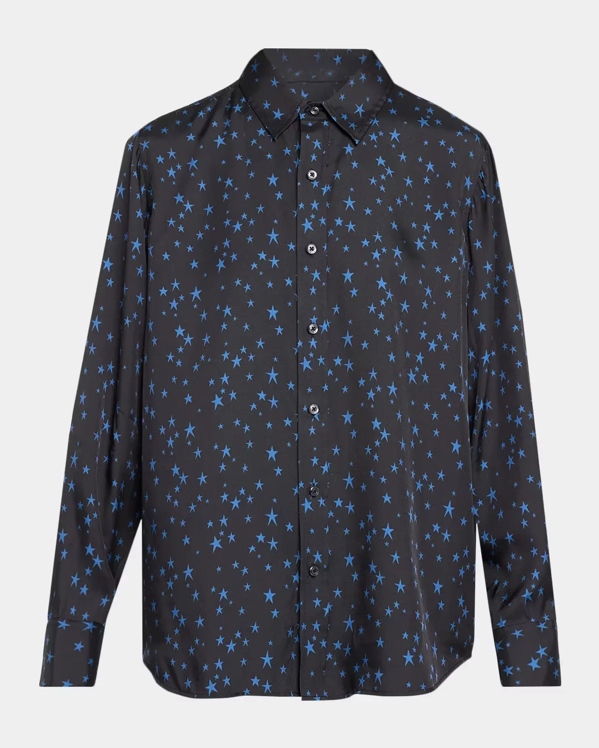 The Bestie Silk-Blend Shirt by MOTHER