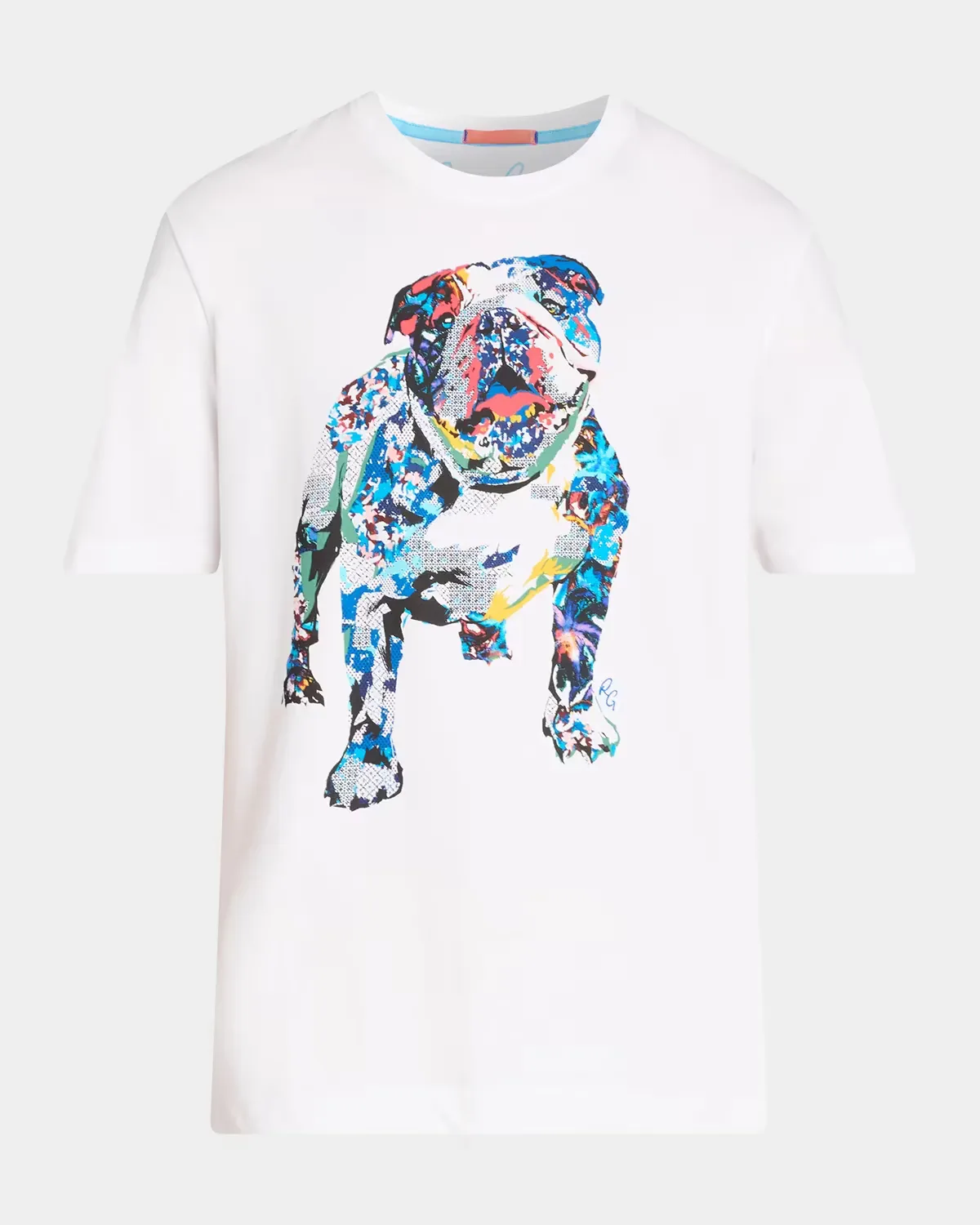 Collage Graham Cotton Graphic T-Shirt by Robert Graham